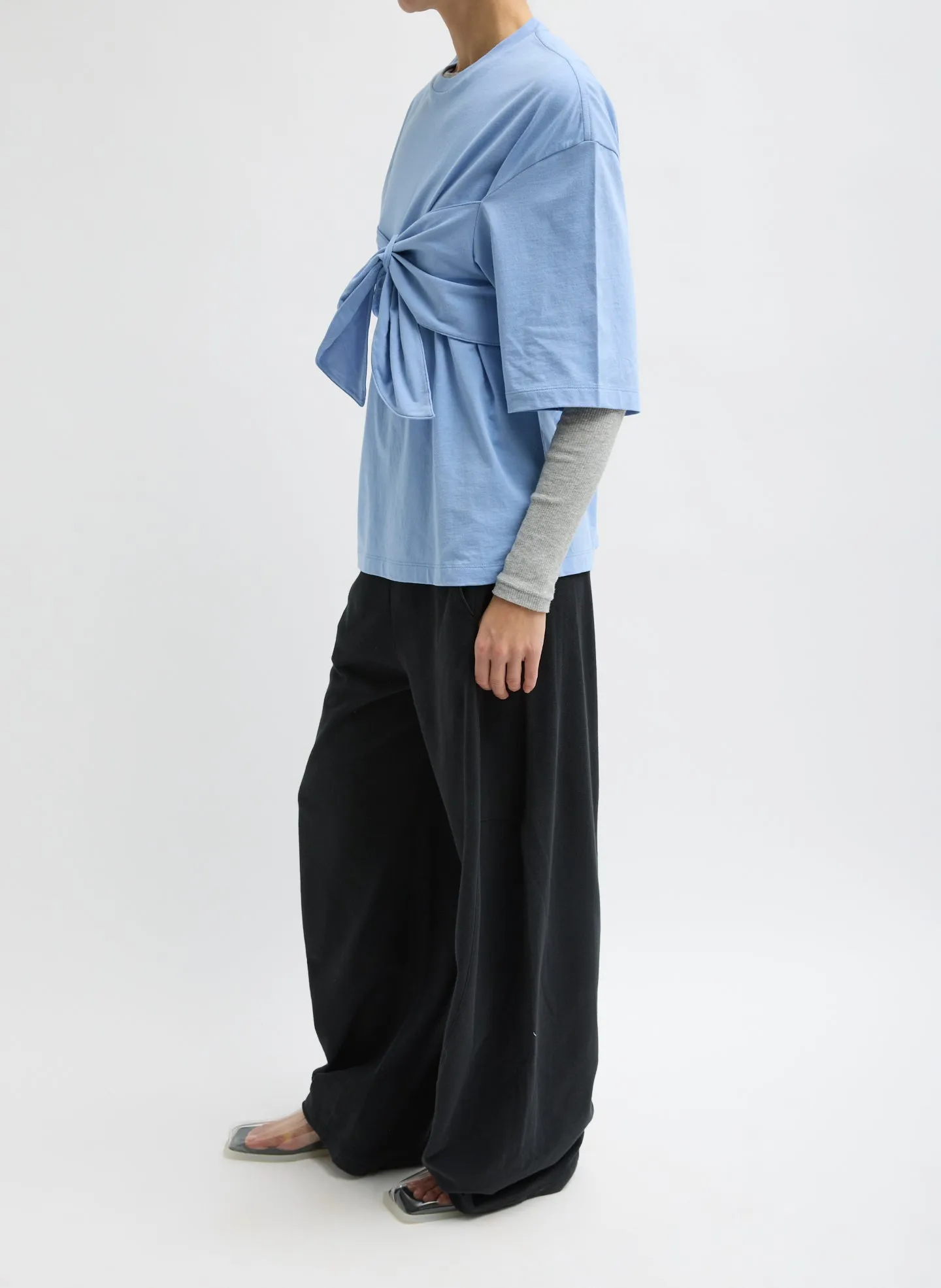 Tie Front T-Shirt sold by Tibi product image thumbnail 2