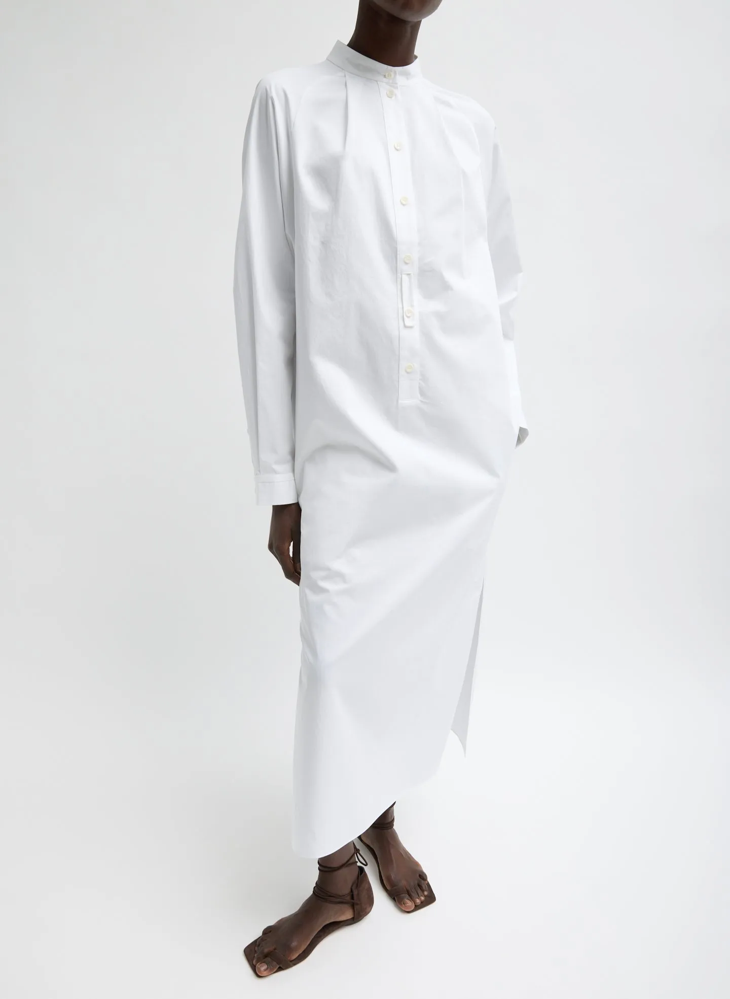 Eco Poplin Maxi Shirtdress sold by Tibi
