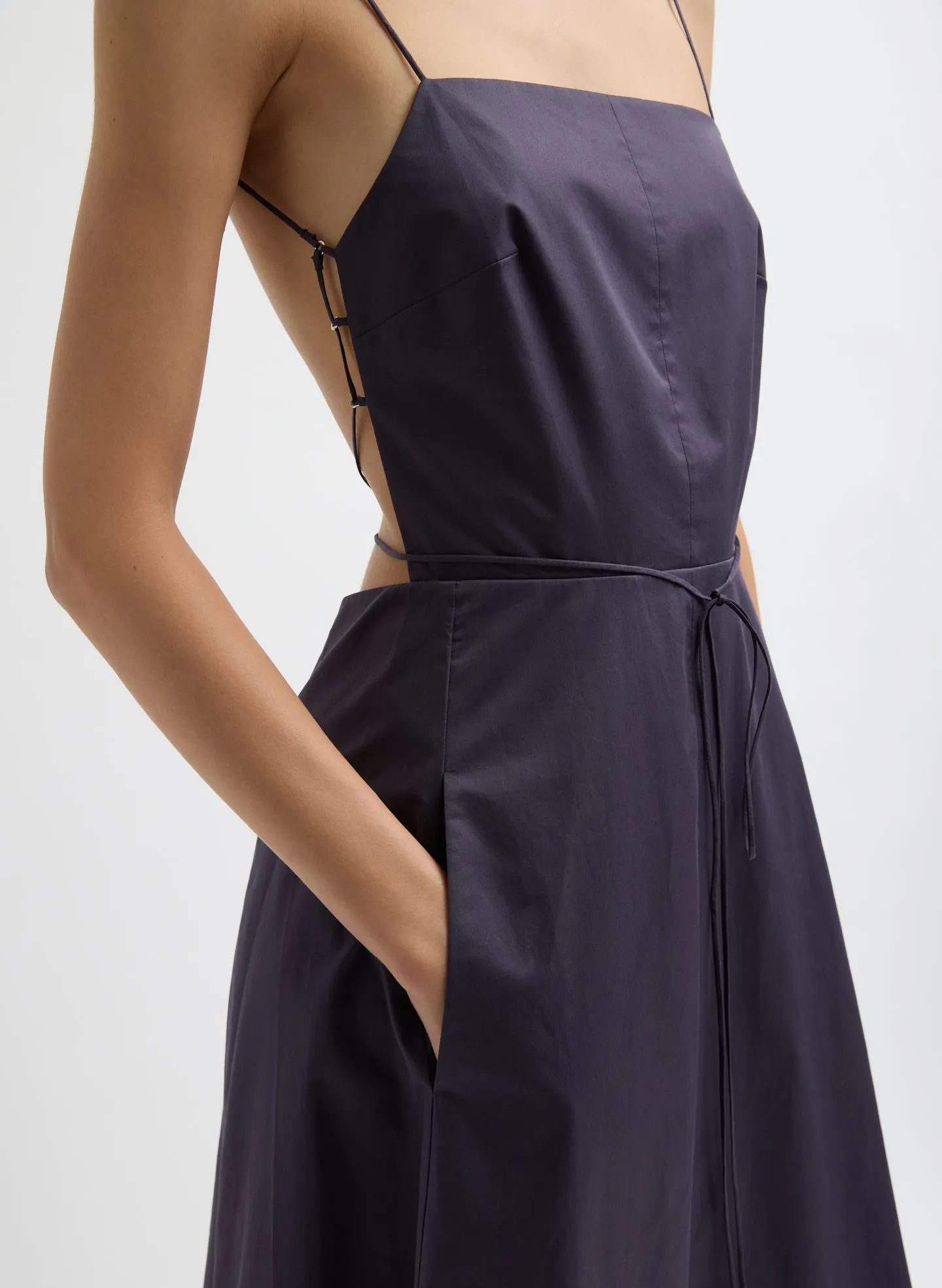 Eco Poplin Strappy Dress sold by Tibi product image thumbnail 5