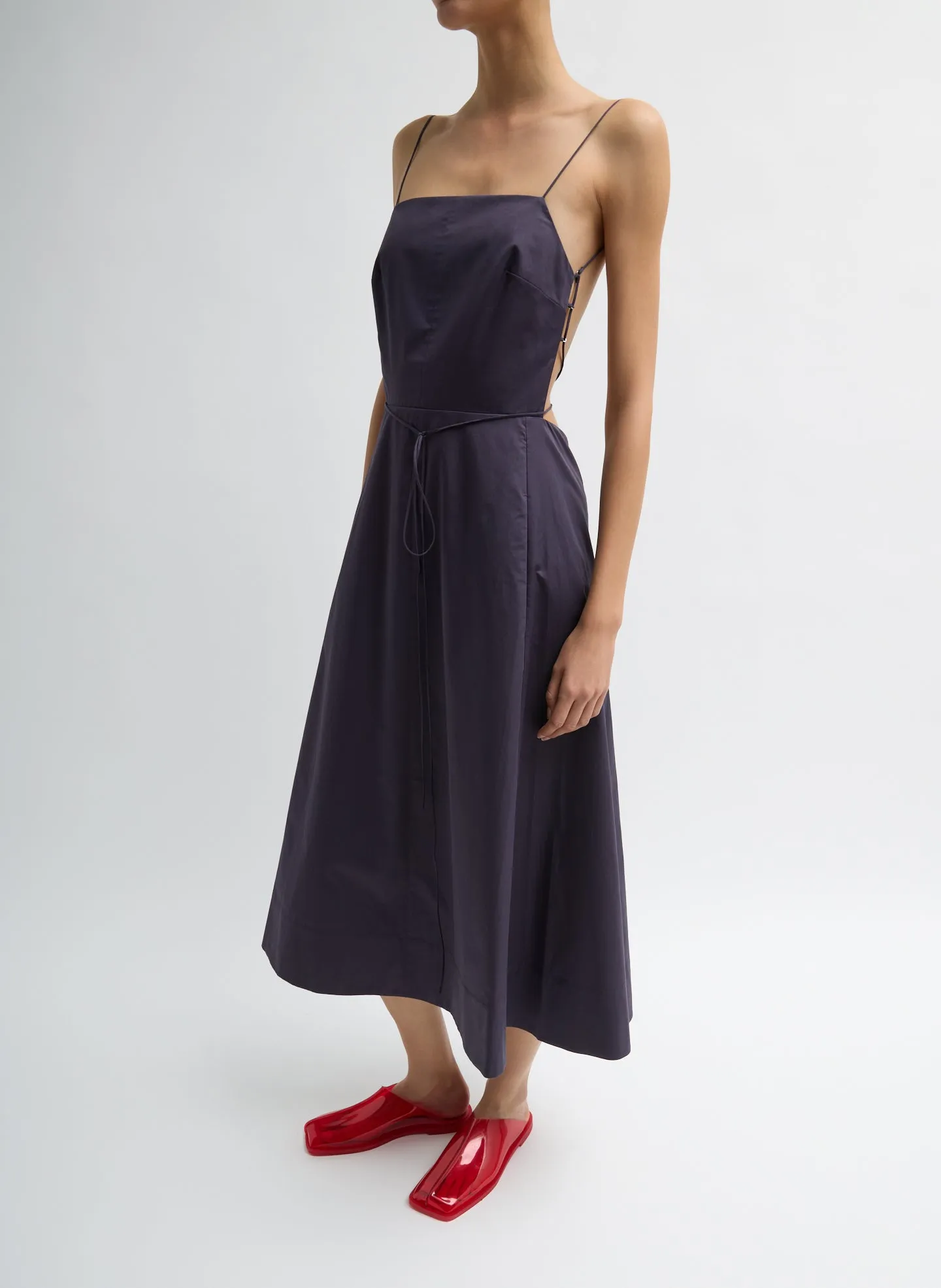 Eco Poplin Strappy Dress sold by Tibi product image thumbnail 3