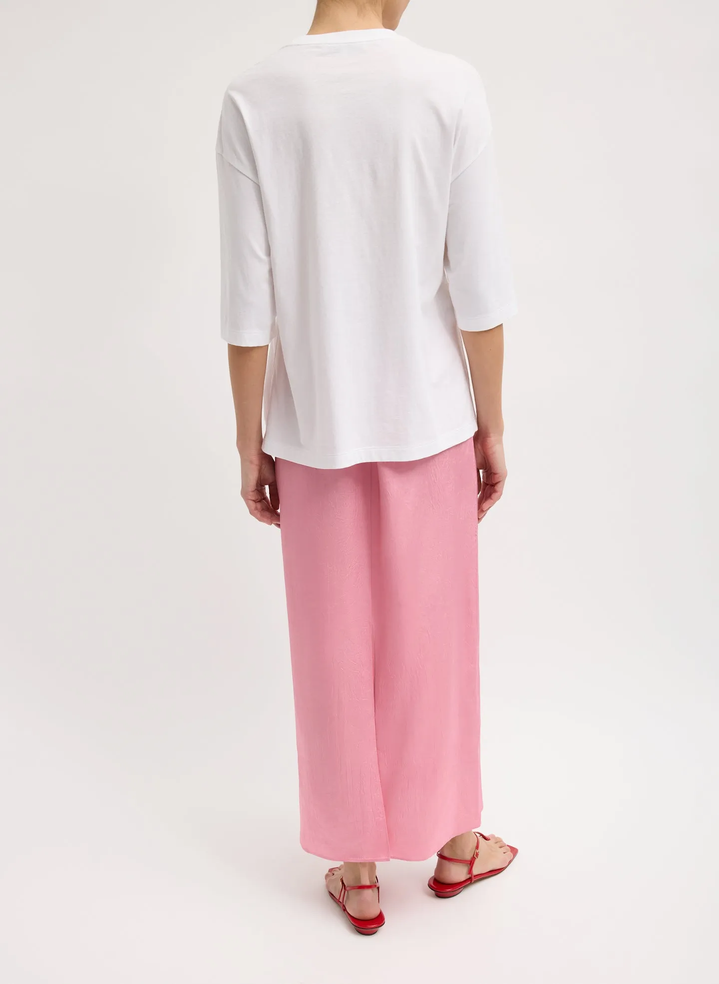 Summer Acetate Crinkle Maxi Slip Skirt sold by Tibi product image thumbnail 5