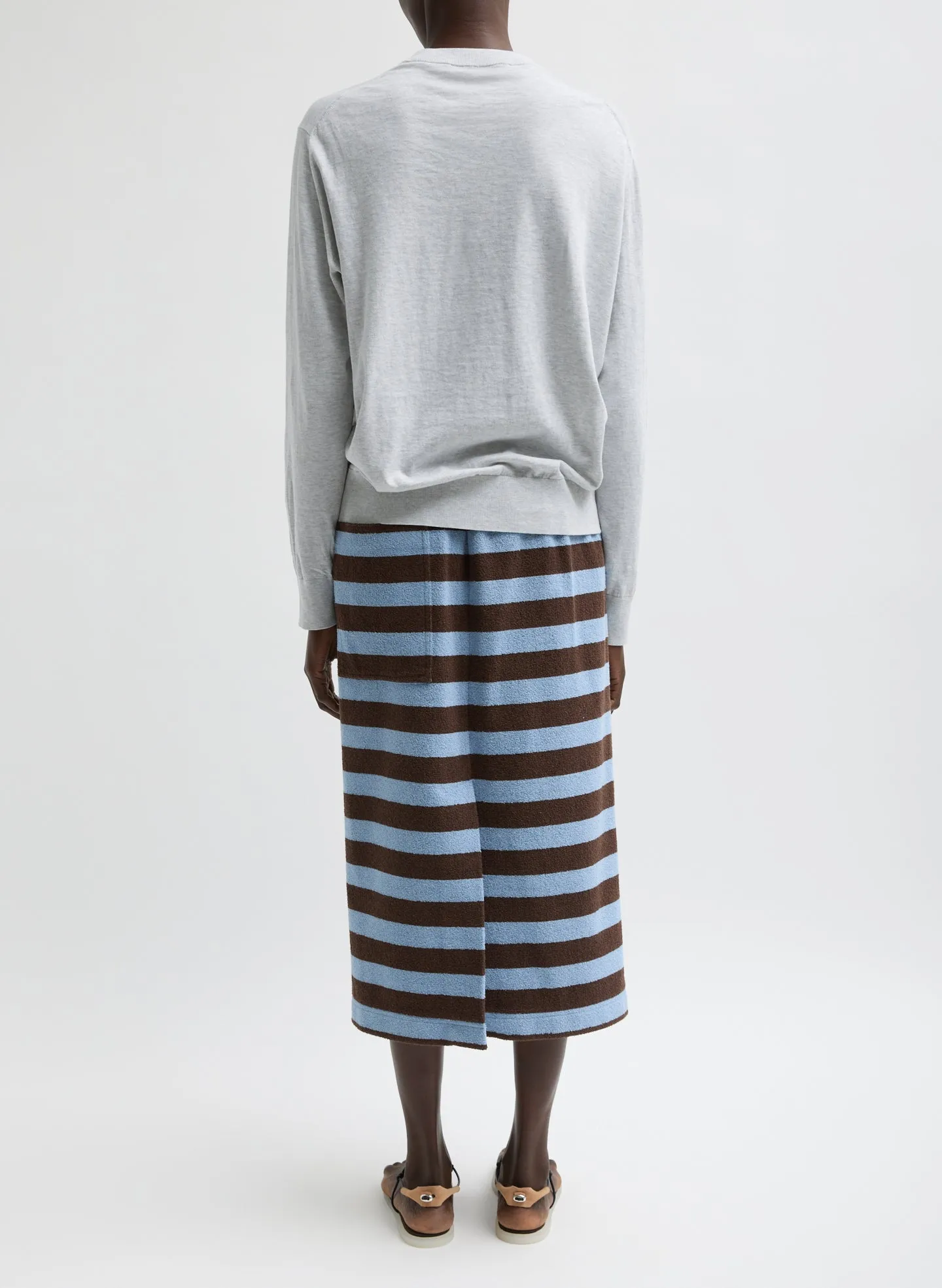 Bonded Dry Loop Terry Skirt sold by Tibi product image thumbnail 5