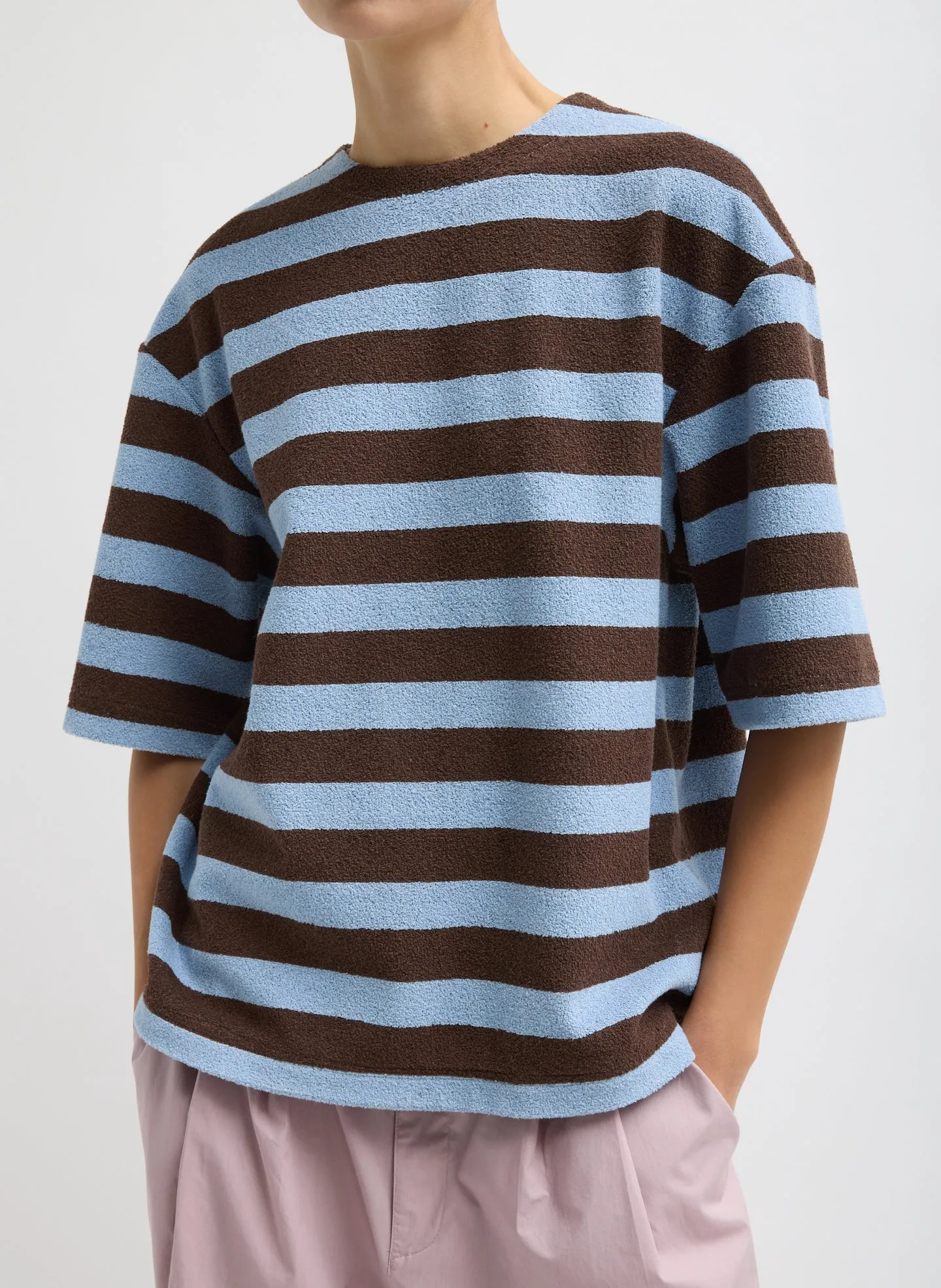 Bonded Dry Loop Terry Easy T-Shirt sold by Tibi
