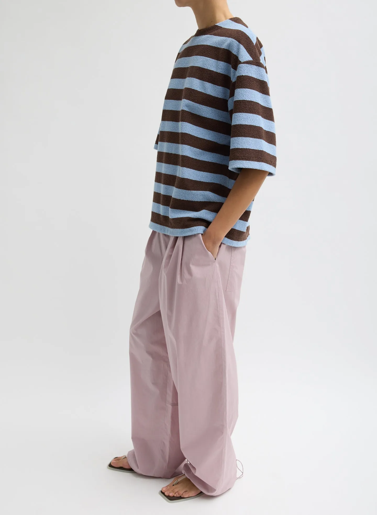 Bonded Dry Loop Terry Easy T-Shirt sold by Tibi product image thumbnail 4