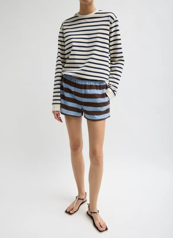 Bonded Dry Loop Terry Shorts made by Tibi