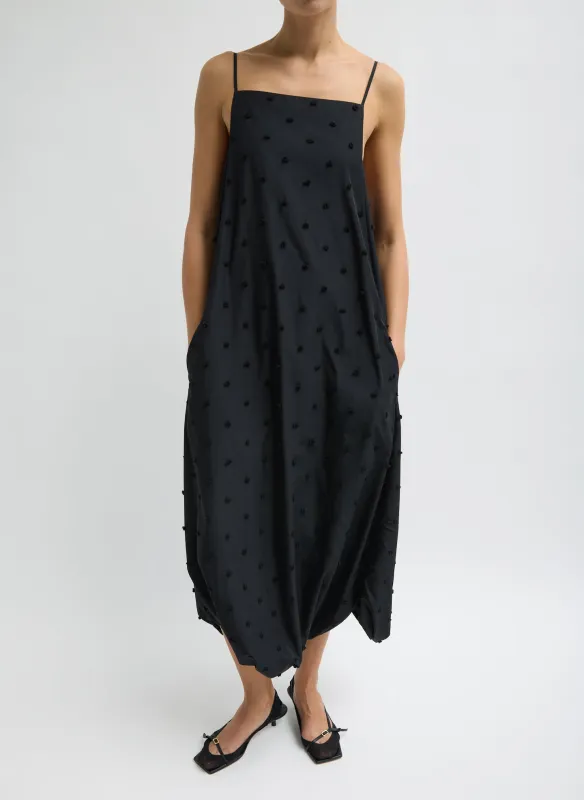 Tech Swiss Dot Square Neck Cami Dress made by Tibi