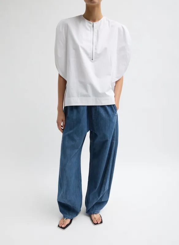 Eco Poplin Balloon Origami Top sold by Tibi