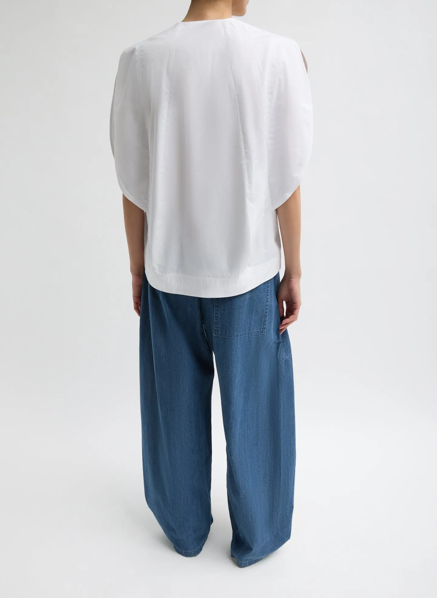 Eco Poplin Balloon Origami Top sold by Tibi product image thumbnail 3