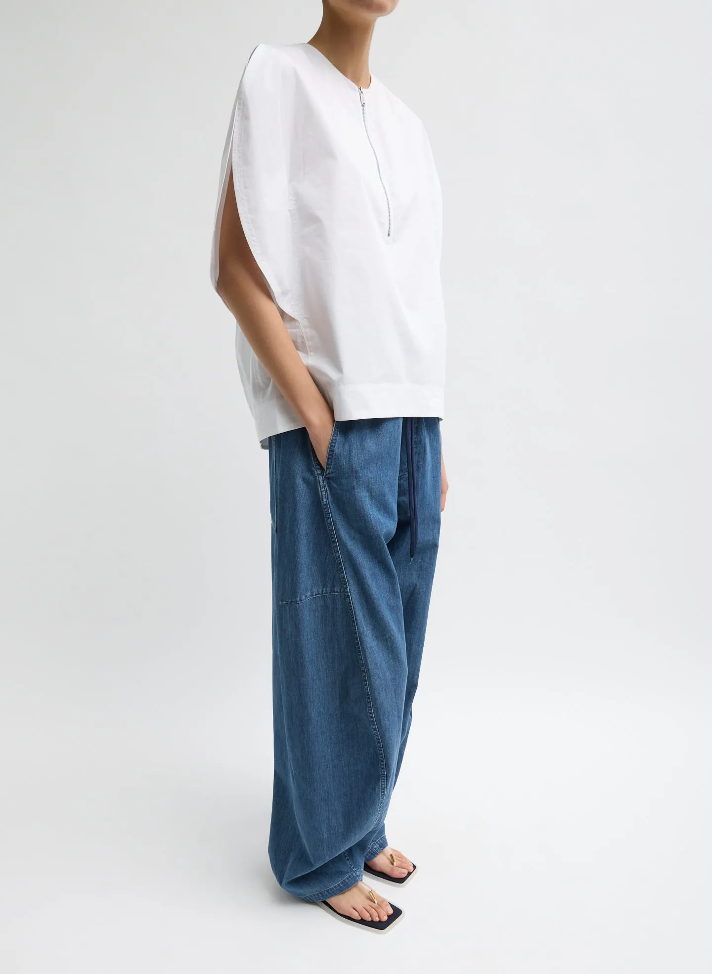 Eco Poplin Balloon Origami Top sold by Tibi product image thumbnail 2