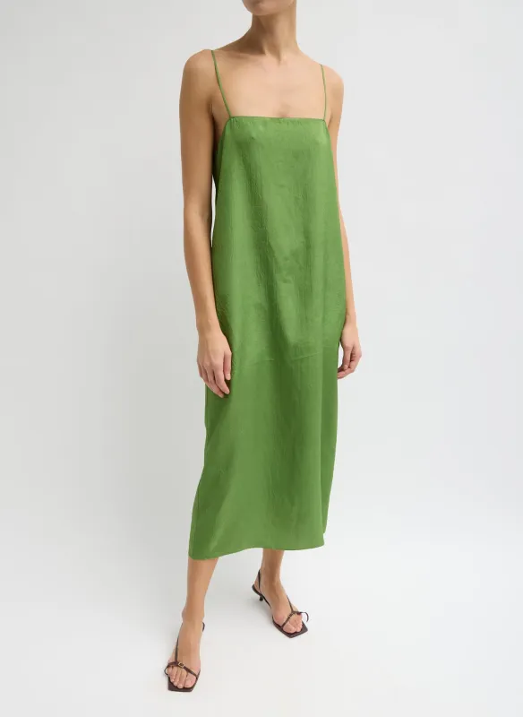 Summer Acetate Crinkle Slip Dress sold by Tibi