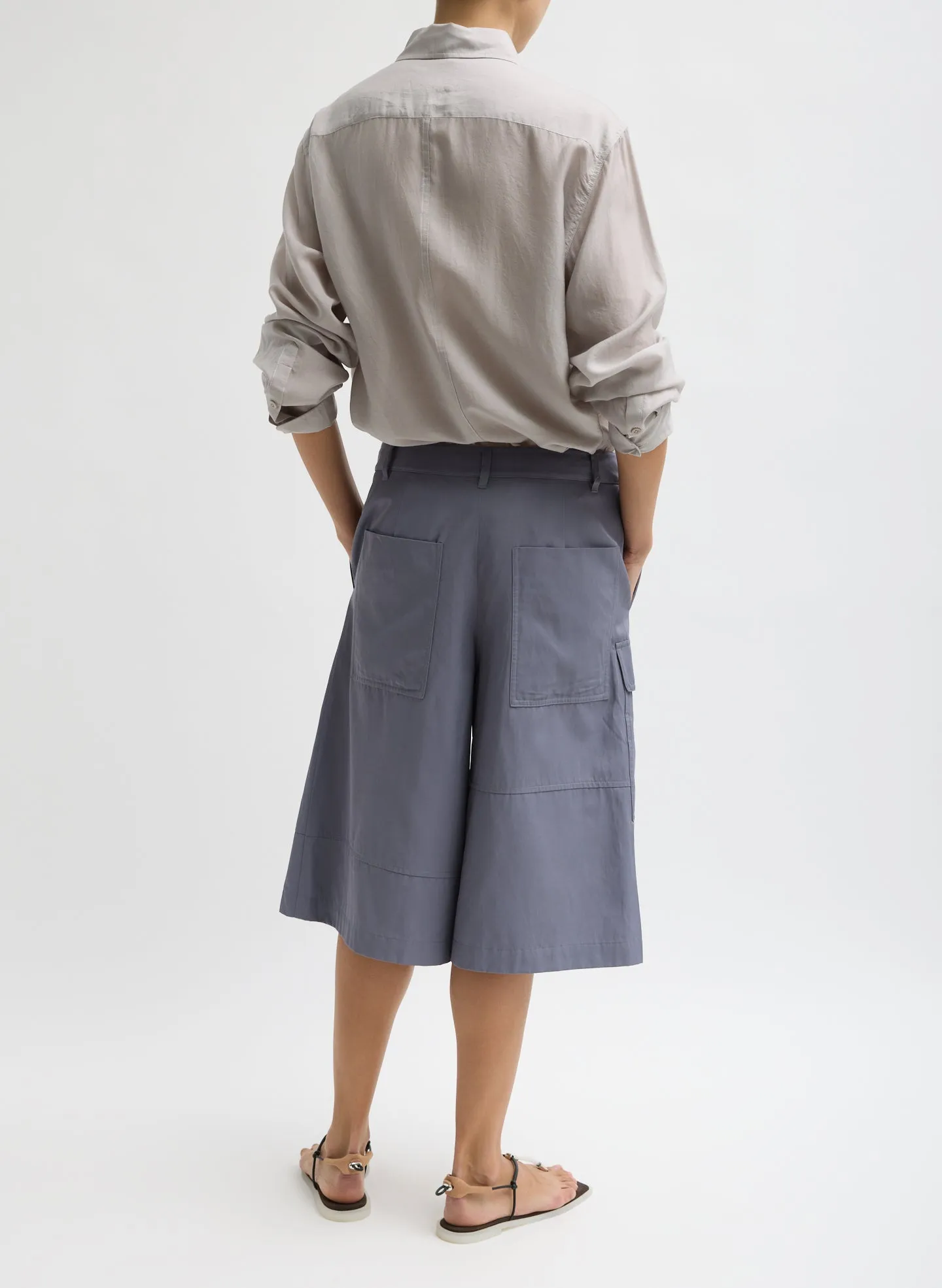 Drapey Suiting Cargo Short sold by Tibi product image thumbnail 3