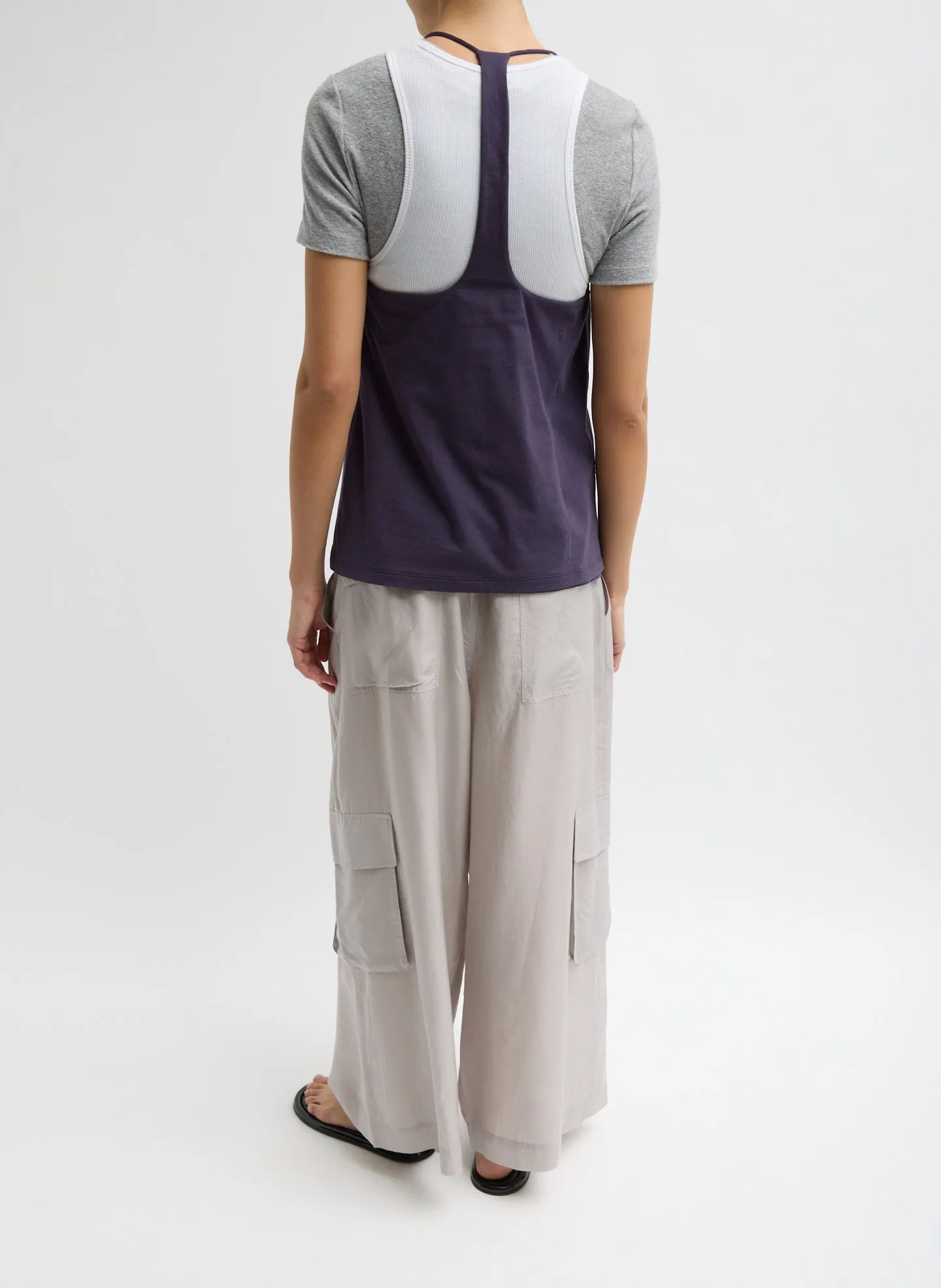 Silk Voile Cargo Triple Pleat Pant sold by Tibi product image thumbnail 5