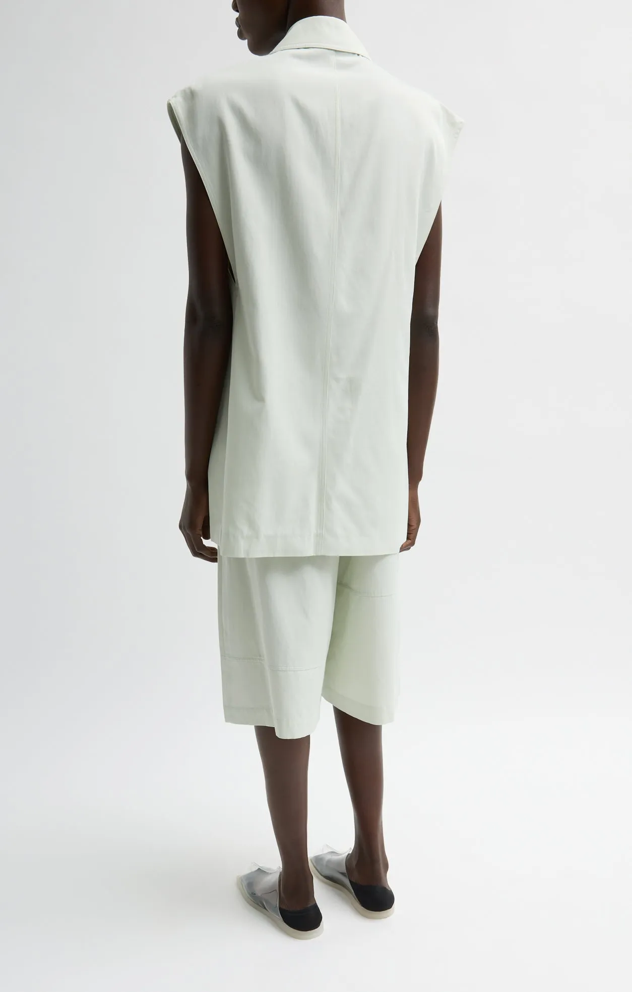 Drapey Suiting Oversized Double Breasted Vest sold by Tibi product image thumbnail 4