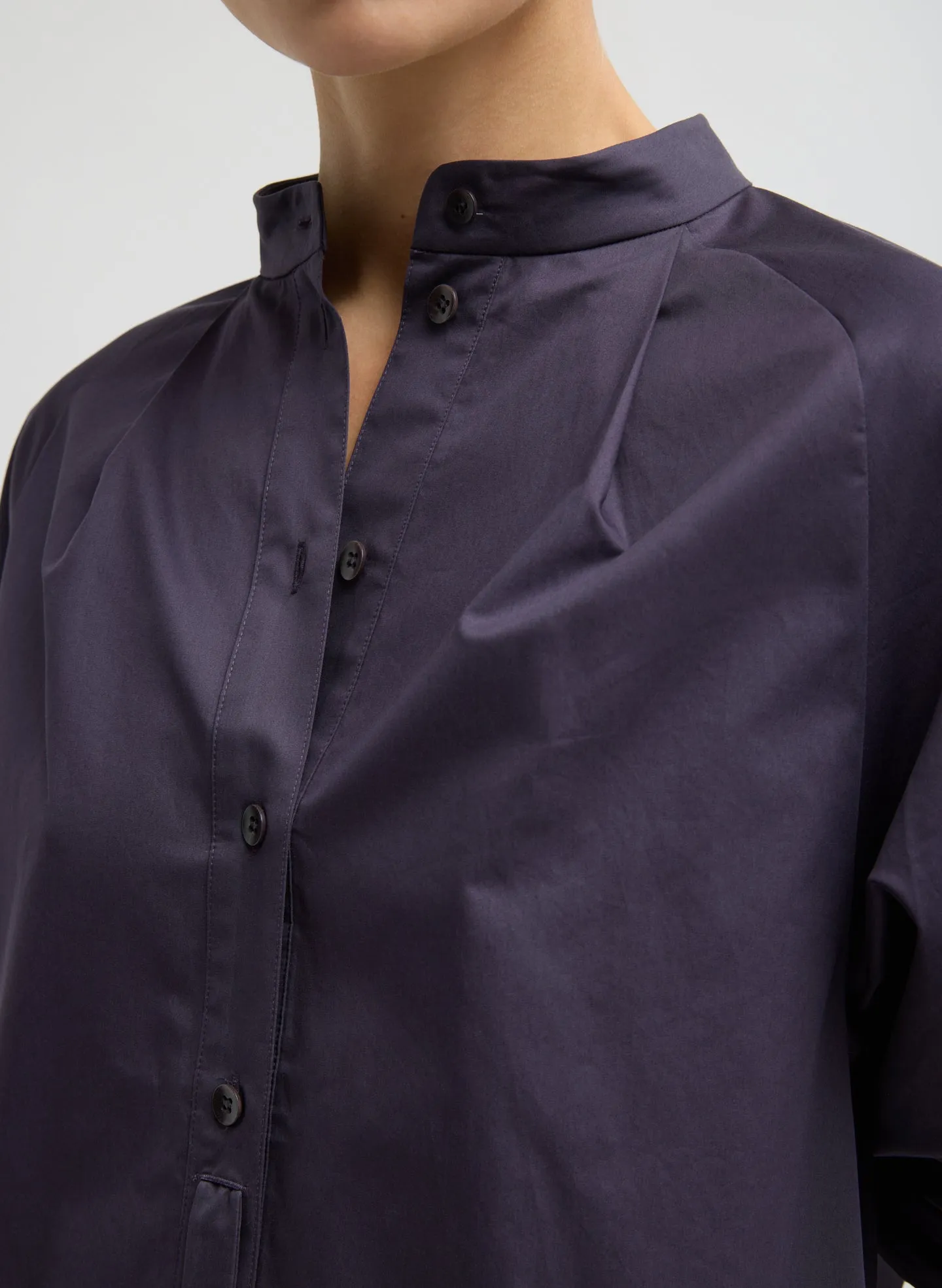 Eco Poplin Maxi Shirtdress sold by Tibi product image thumbnail 3