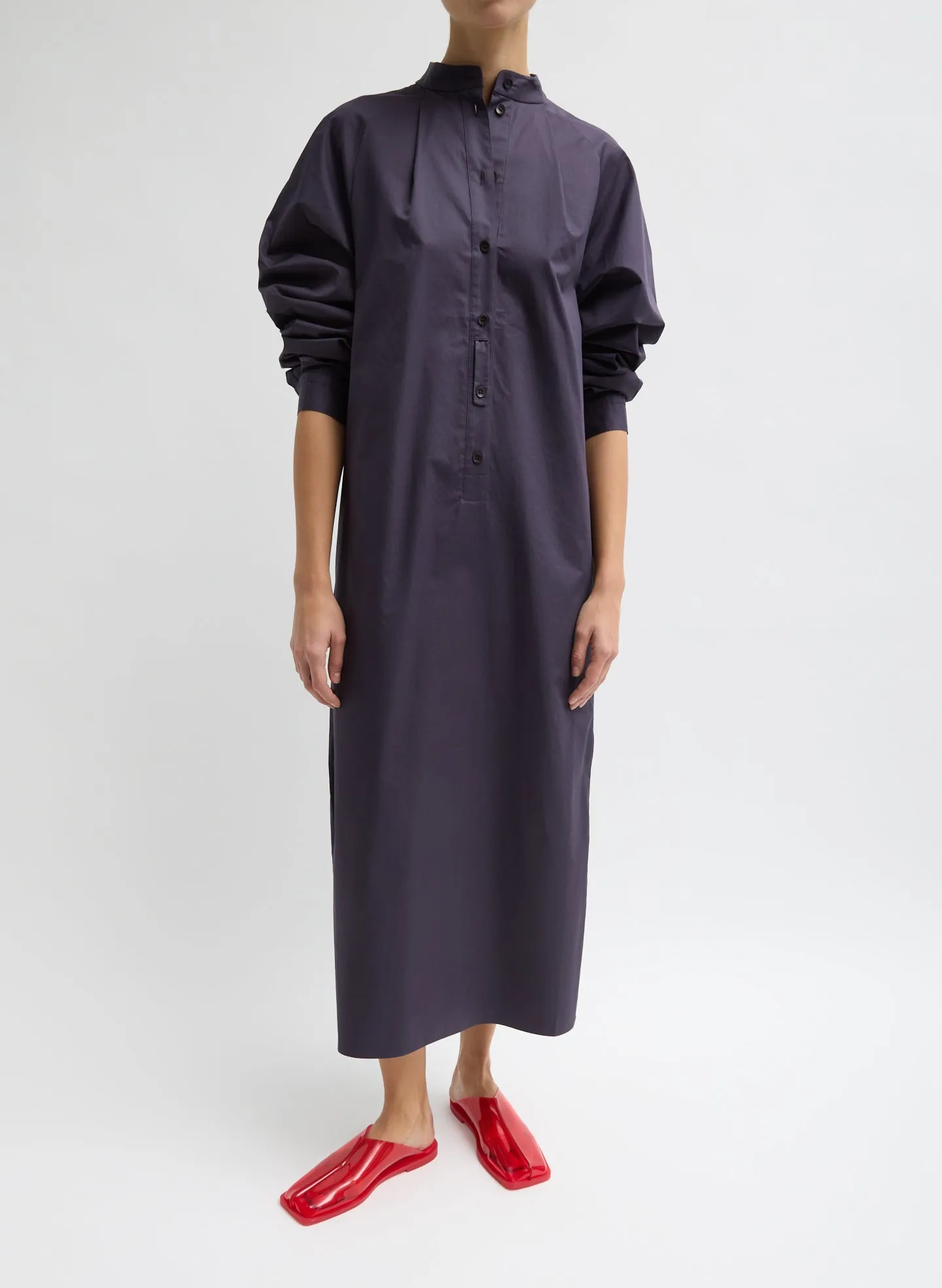 Eco Poplin Maxi Shirtdress sold by Tibi