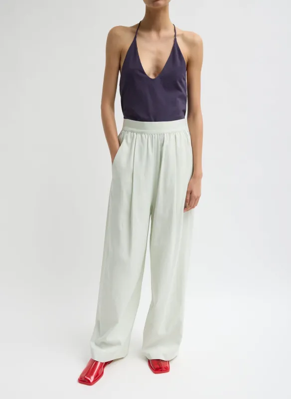 Drapey Suiting Marit Pull On Pant sold by Tibi