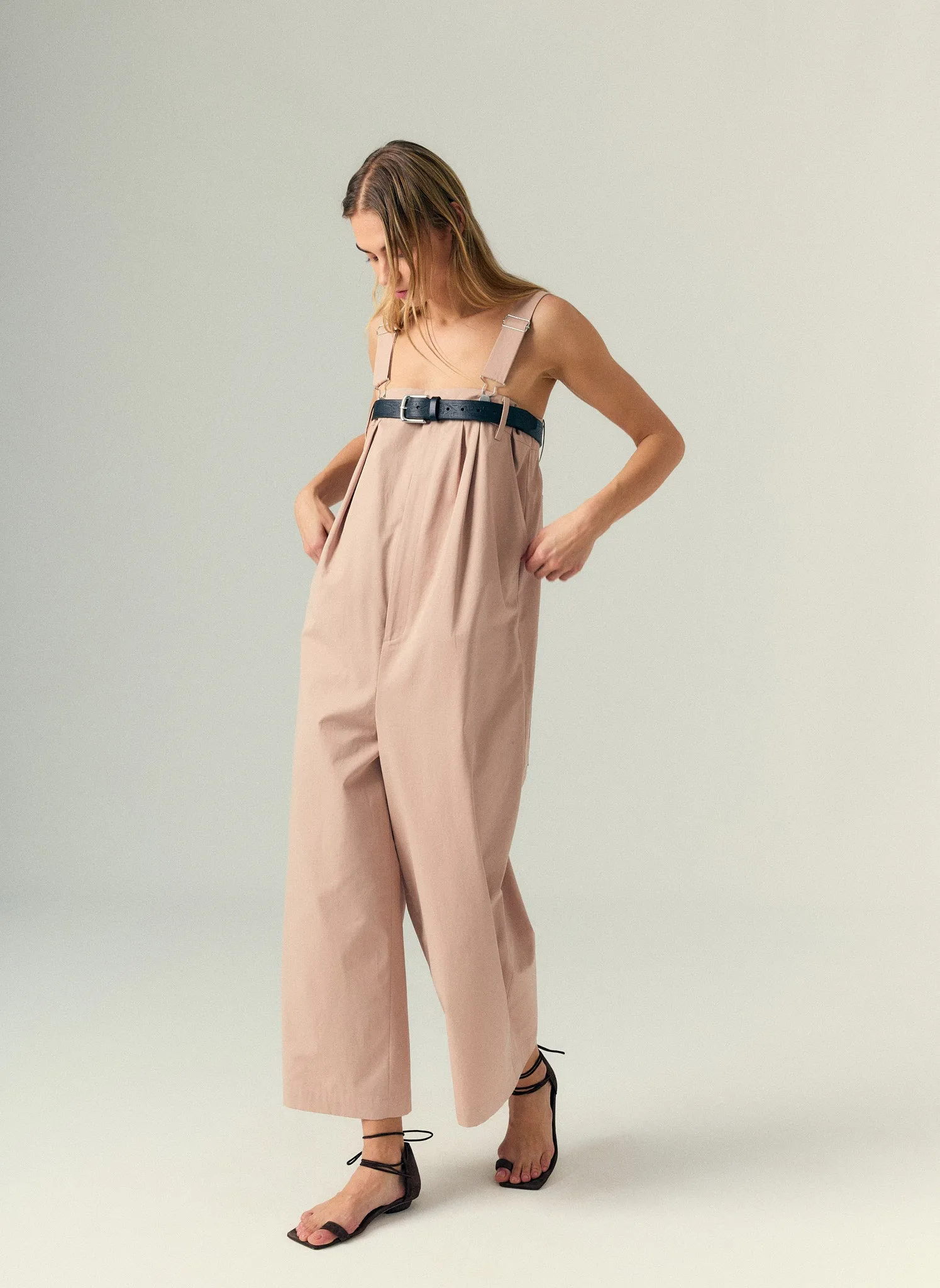 Bio Twill Overall Wide Leg Pant sold by Tibi product image thumbnail 2