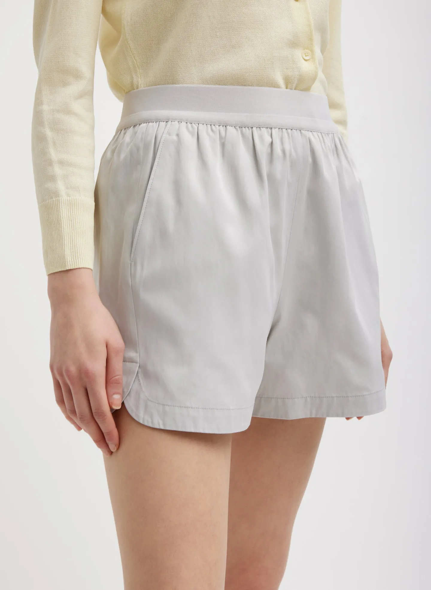 Drapey Suiting Pull On Short sold by Tibi product image thumbnail 3