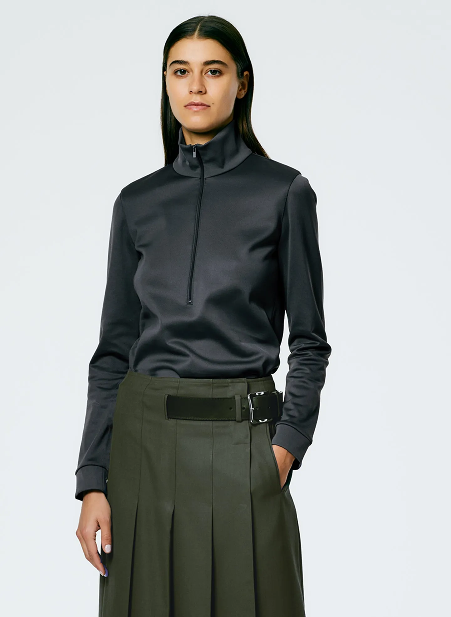 Active Knit Slim Sporty Top sold by Tibi product image thumbnail 3