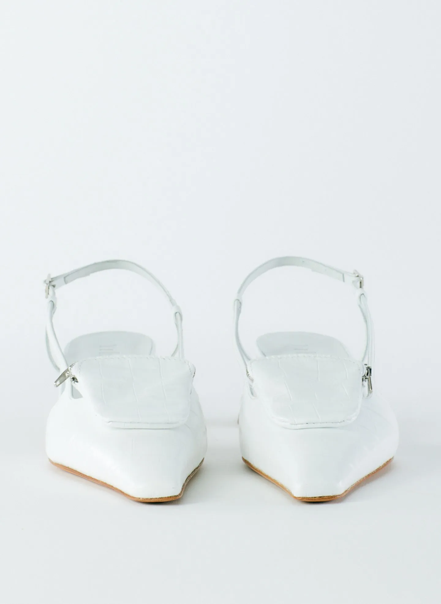 Croc Print Victor Slingback sold by Tibi product image thumbnail 4