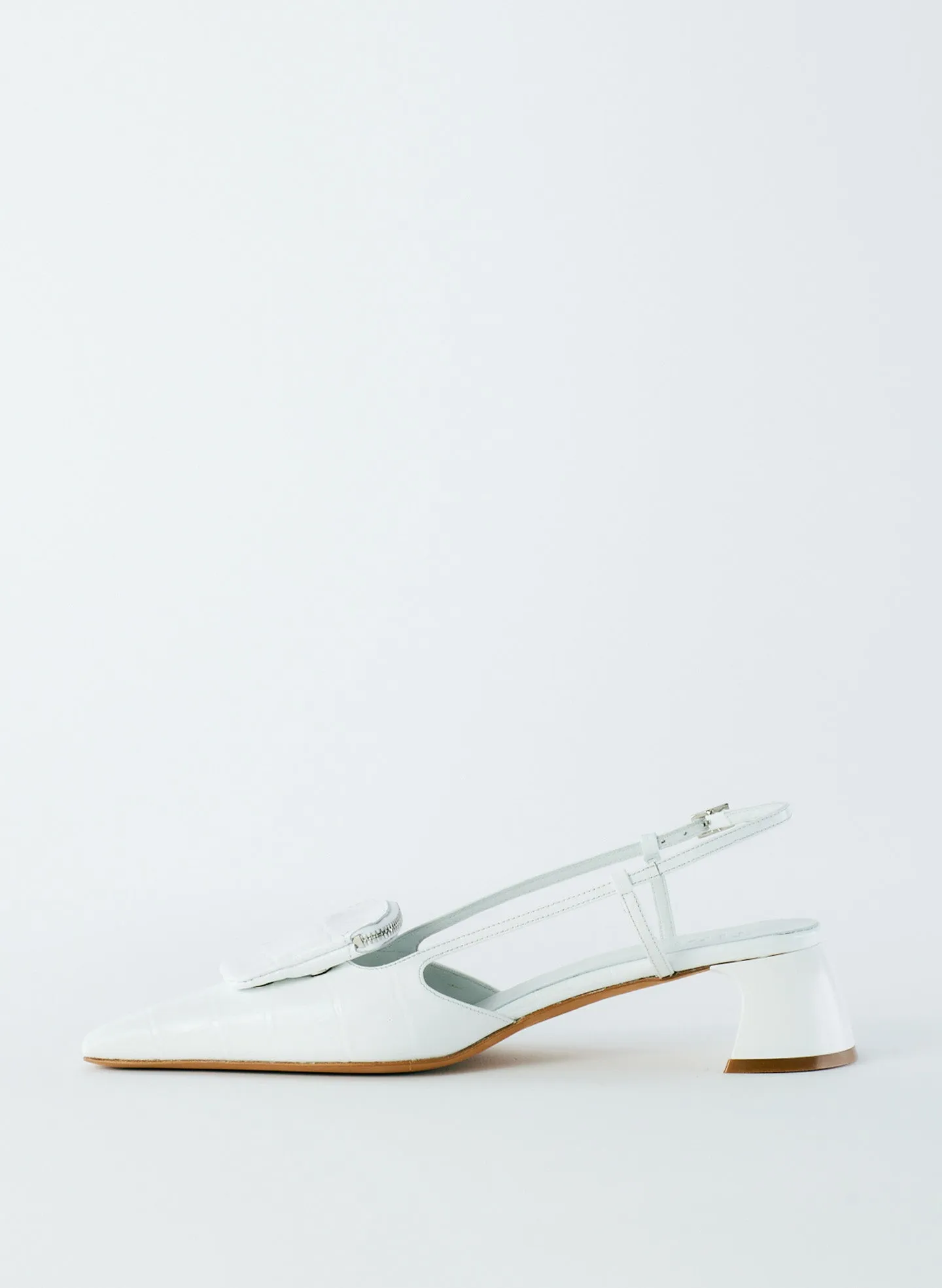 Croc Print Victor Slingback sold by Tibi product image thumbnail 2
