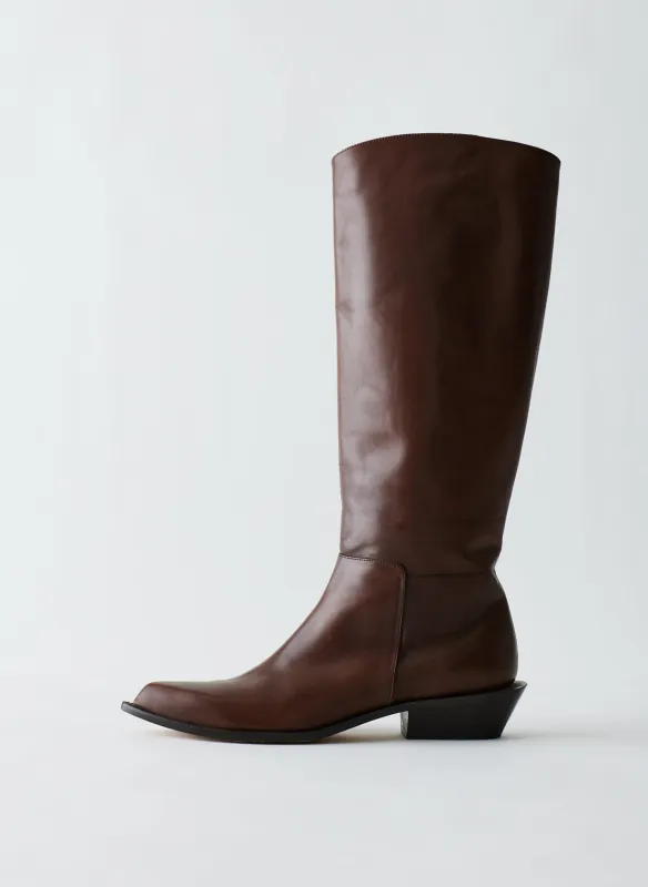Wax Calf Dean Boot sold by Tibi
