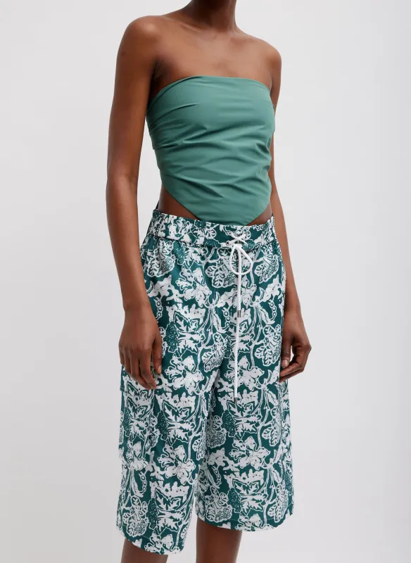 Italian Sporty Nylon Strapless Bandeau made by Tibi