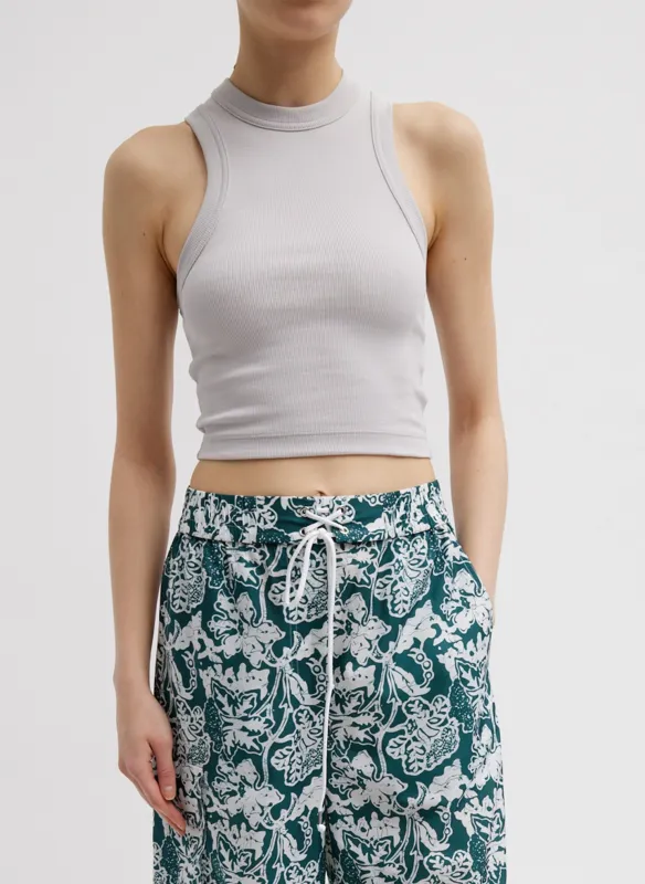 Ribbed T-Shirt Cropped Tank sold by Tibi