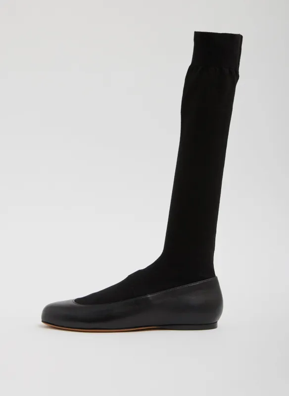 Borg Sock Shoe - Tall made by Tibi