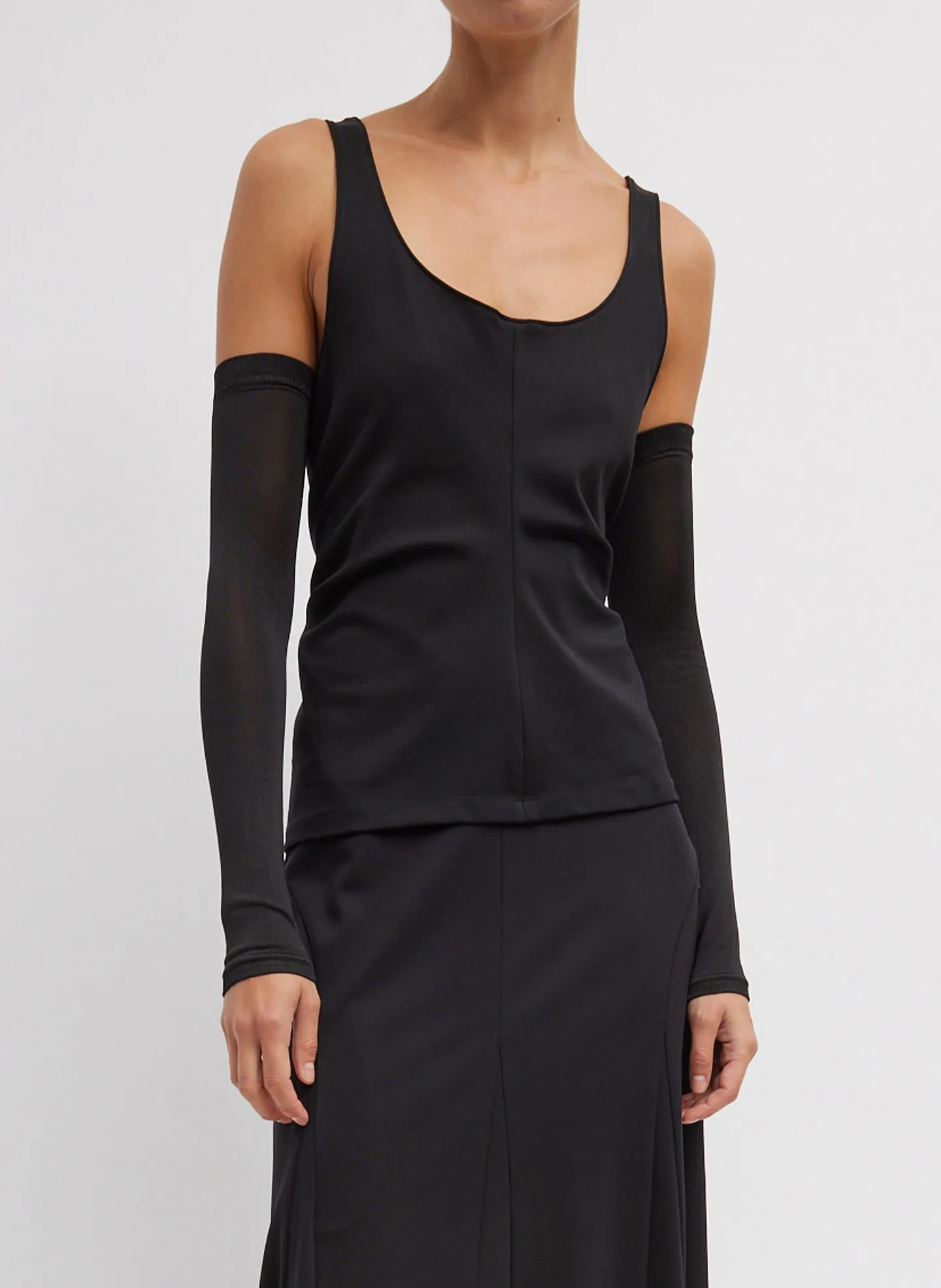 Compact Ultra Stretch Tank sold by Tibi
