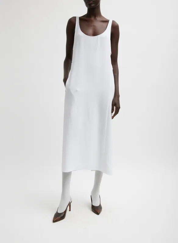 Pebble Sable Paneled Tank Dress made by Tibi