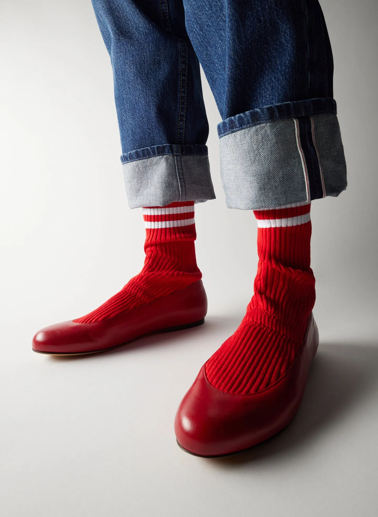 Slouchy Ribbed Borg sold by Tibi product image thumbnail 2
