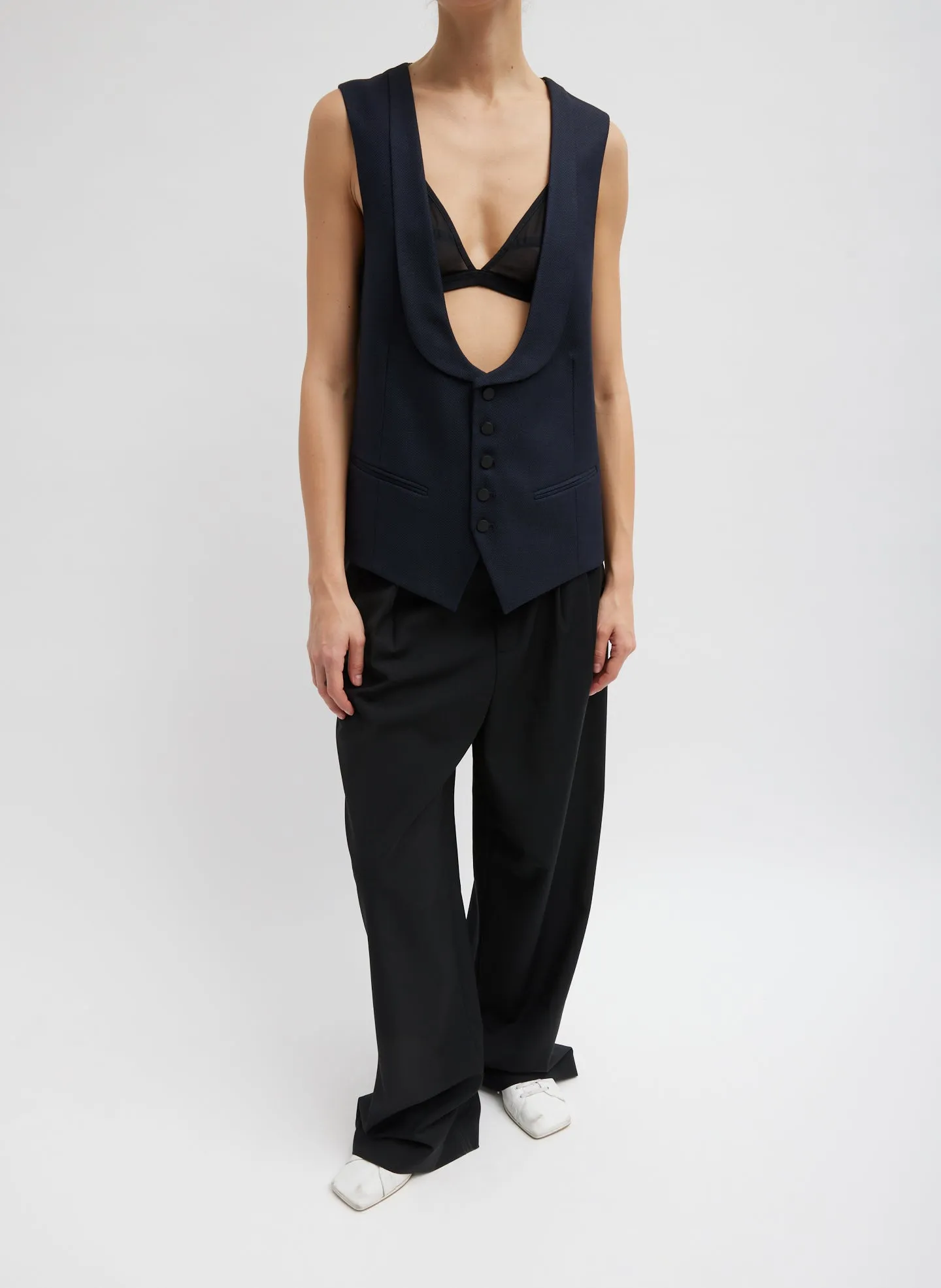 Birdseye Vest sold by Tibi