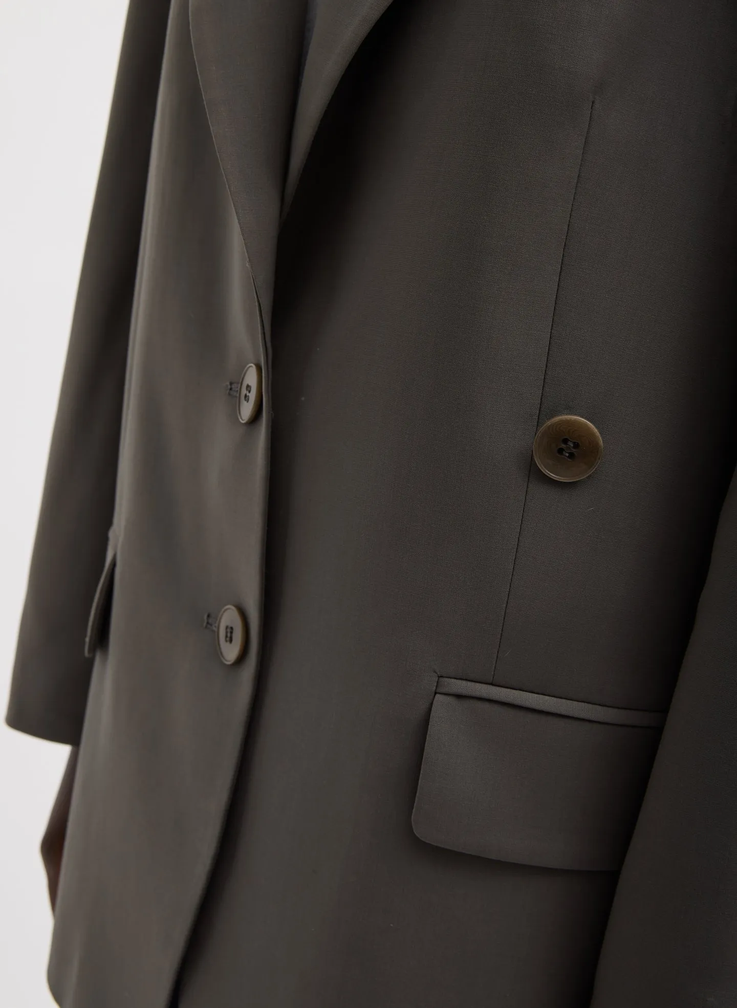 Tropical Wool Liam Blazer sold by Tibi product image thumbnail 4