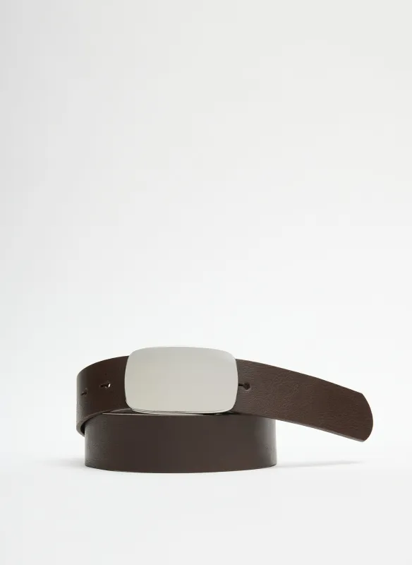 Hector Plaque Leather Belt sold by Tibi