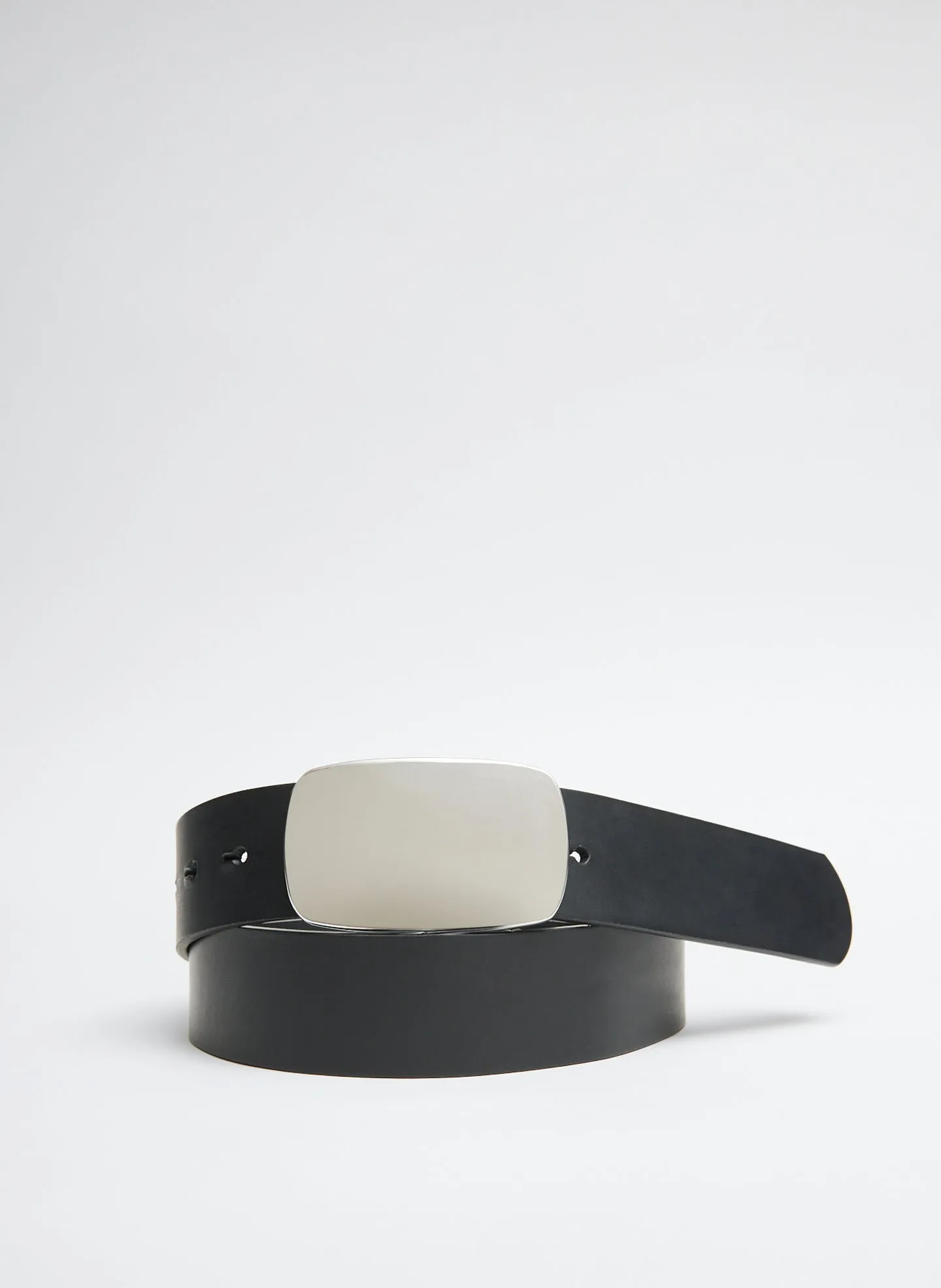 Hector Plaque Leather Belt sold by Tibi
