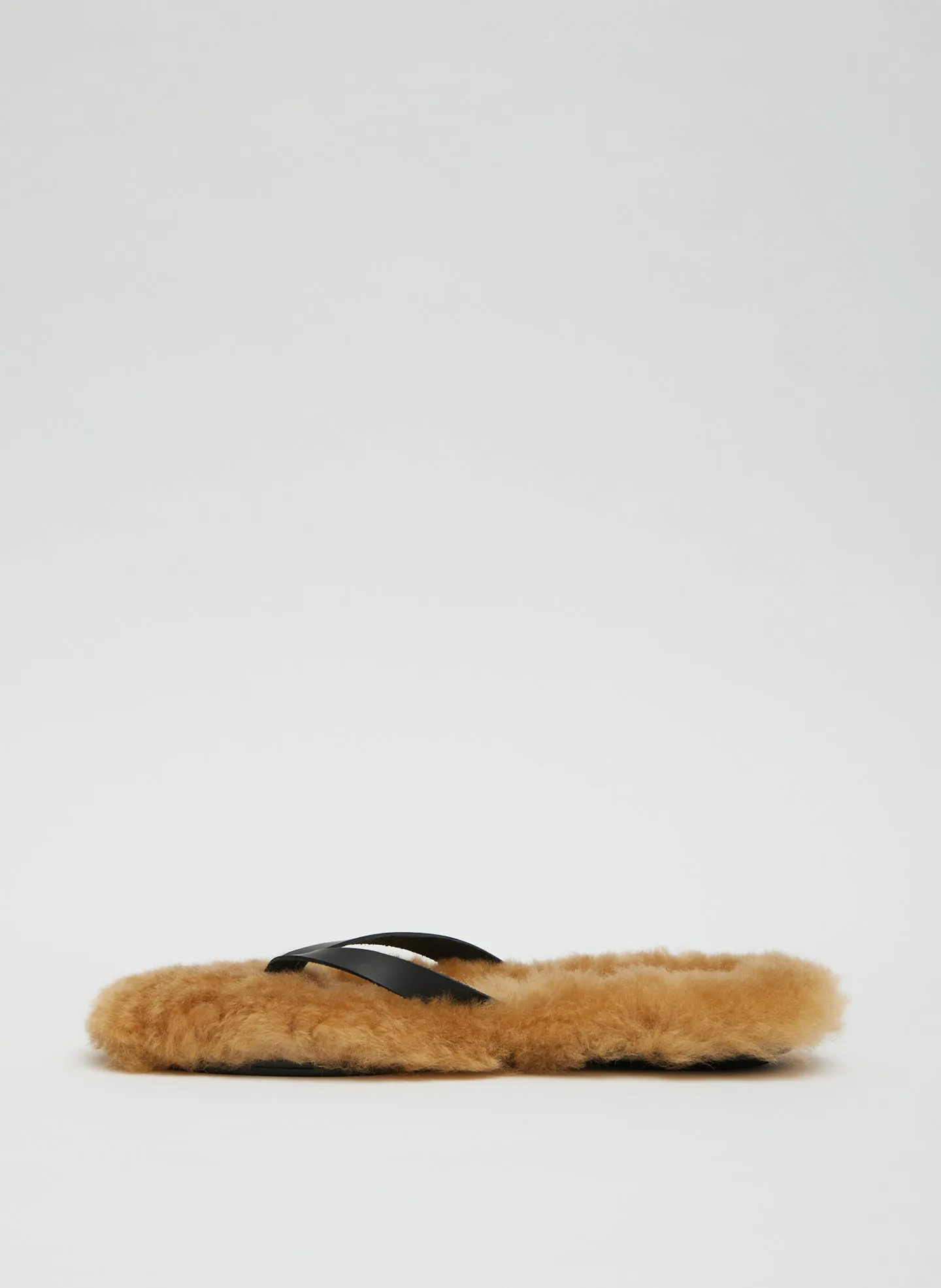 Bryan Shearling Flip Flop sold by Tibi