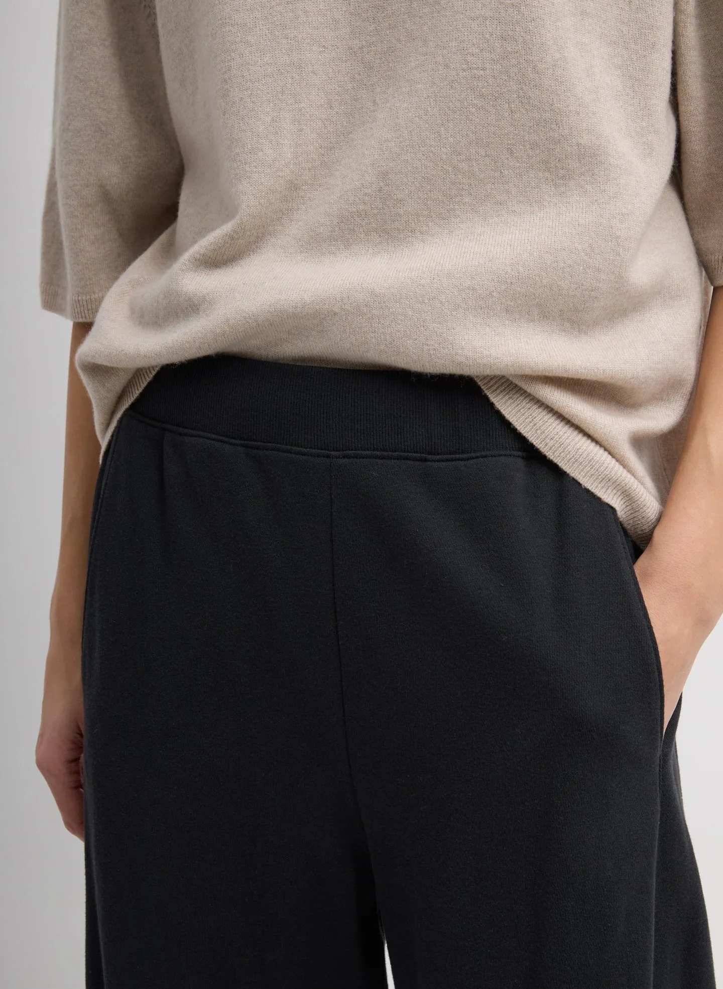 Light Weight Sweatshirting Winslow Pant sold by Tibi product image thumbnail 3