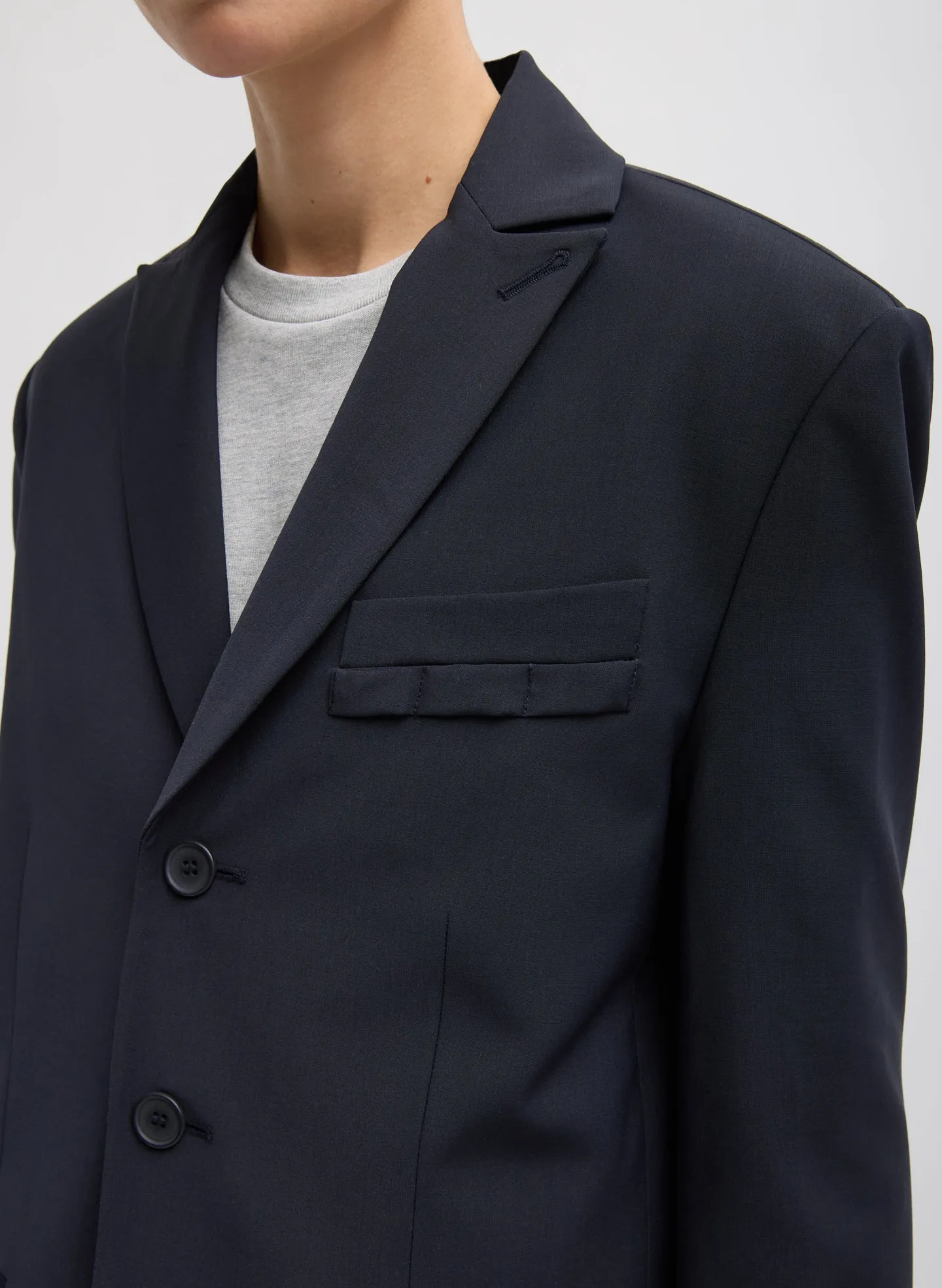 Tropical Wool Dennis Cutout Blazer sold by Tibi product image thumbnail 5