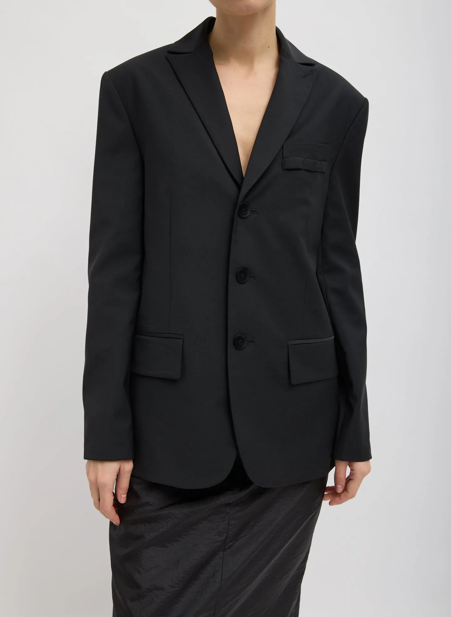 Tropical Wool Dennis Cutout Blazer sold by Tibi