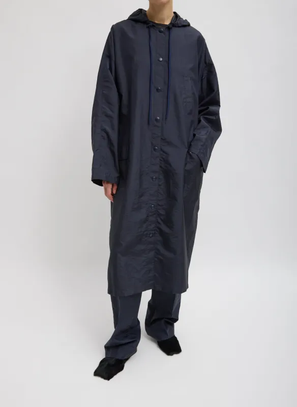 Crispy Nylon Hooded Coat made by Tibi