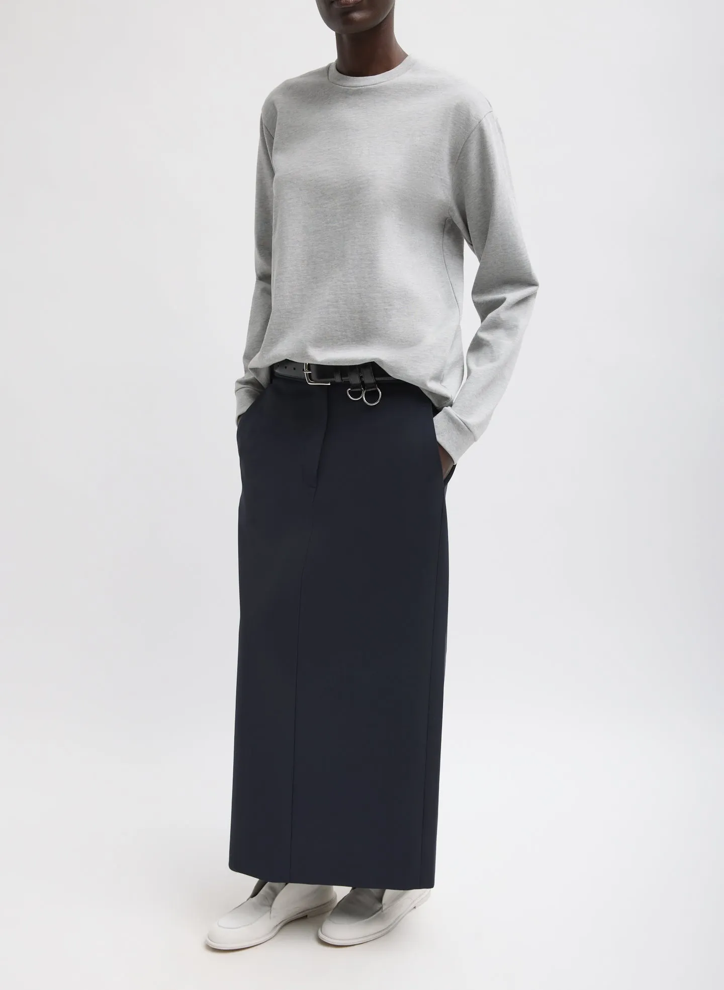 Tropical Wool Maxi Trouser Skirt sold by Tibi product image thumbnail 2