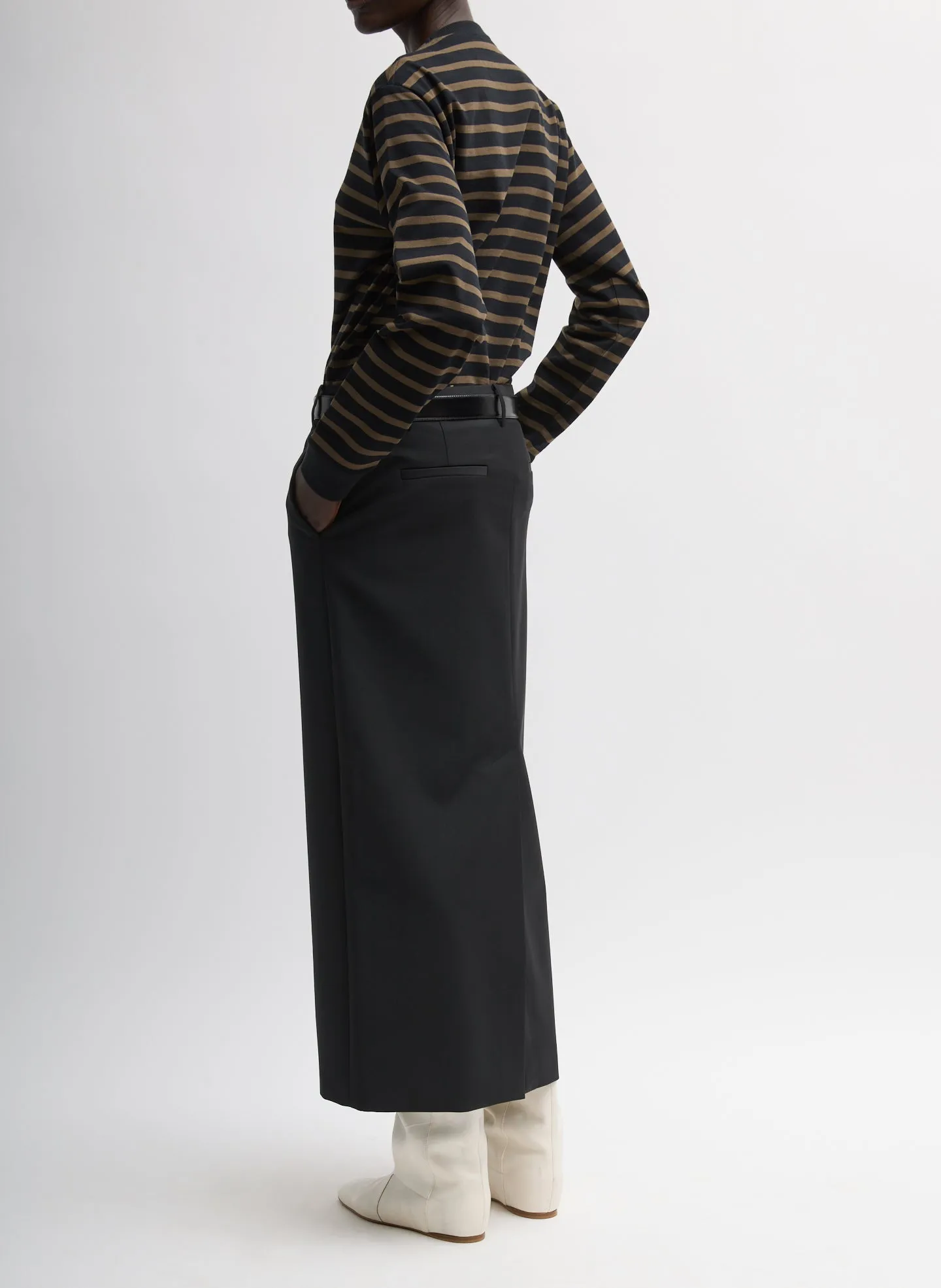 Tropical Wool Maxi Trouser Skirt sold by Tibi product image thumbnail 3