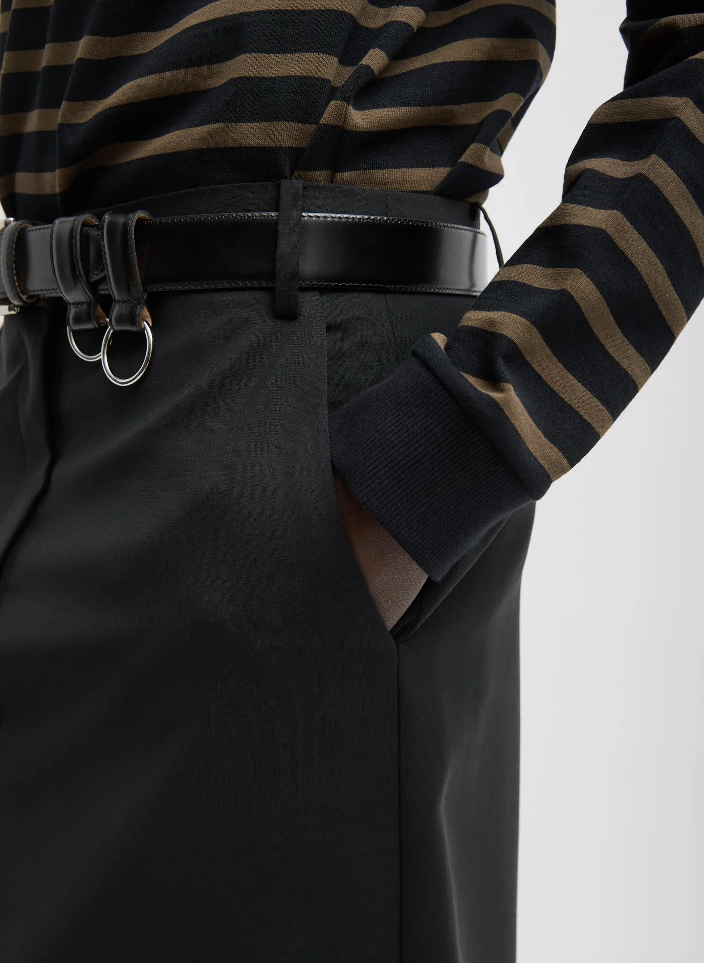 Tropical Wool Maxi Trouser Skirt sold by Tibi product image thumbnail 5