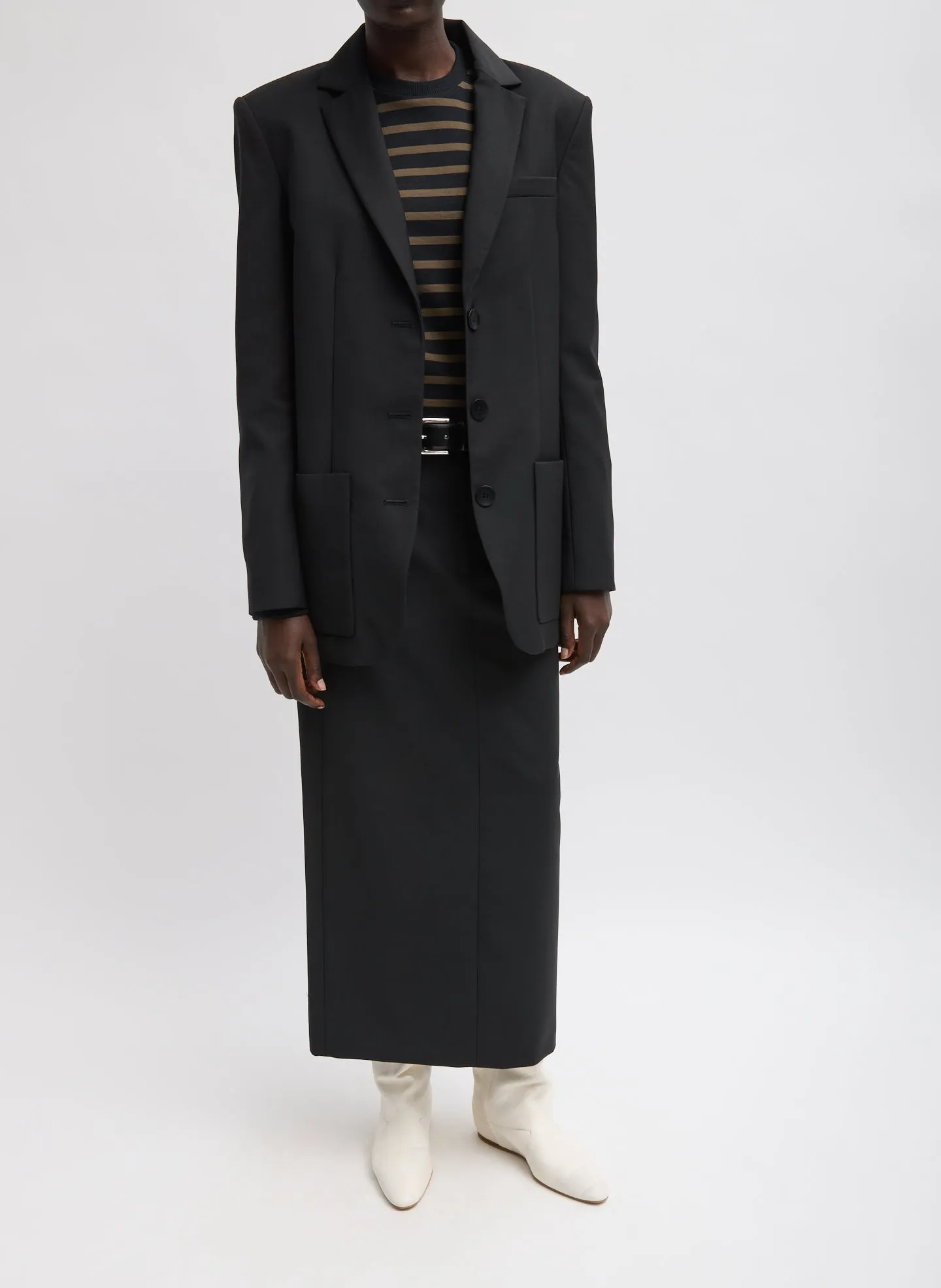 Tropical Wool Maxi Trouser Skirt sold by Tibi product image thumbnail 4