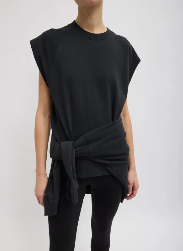Light Weight Sweatshirting Sleeveless Easy Top sold by Tibi