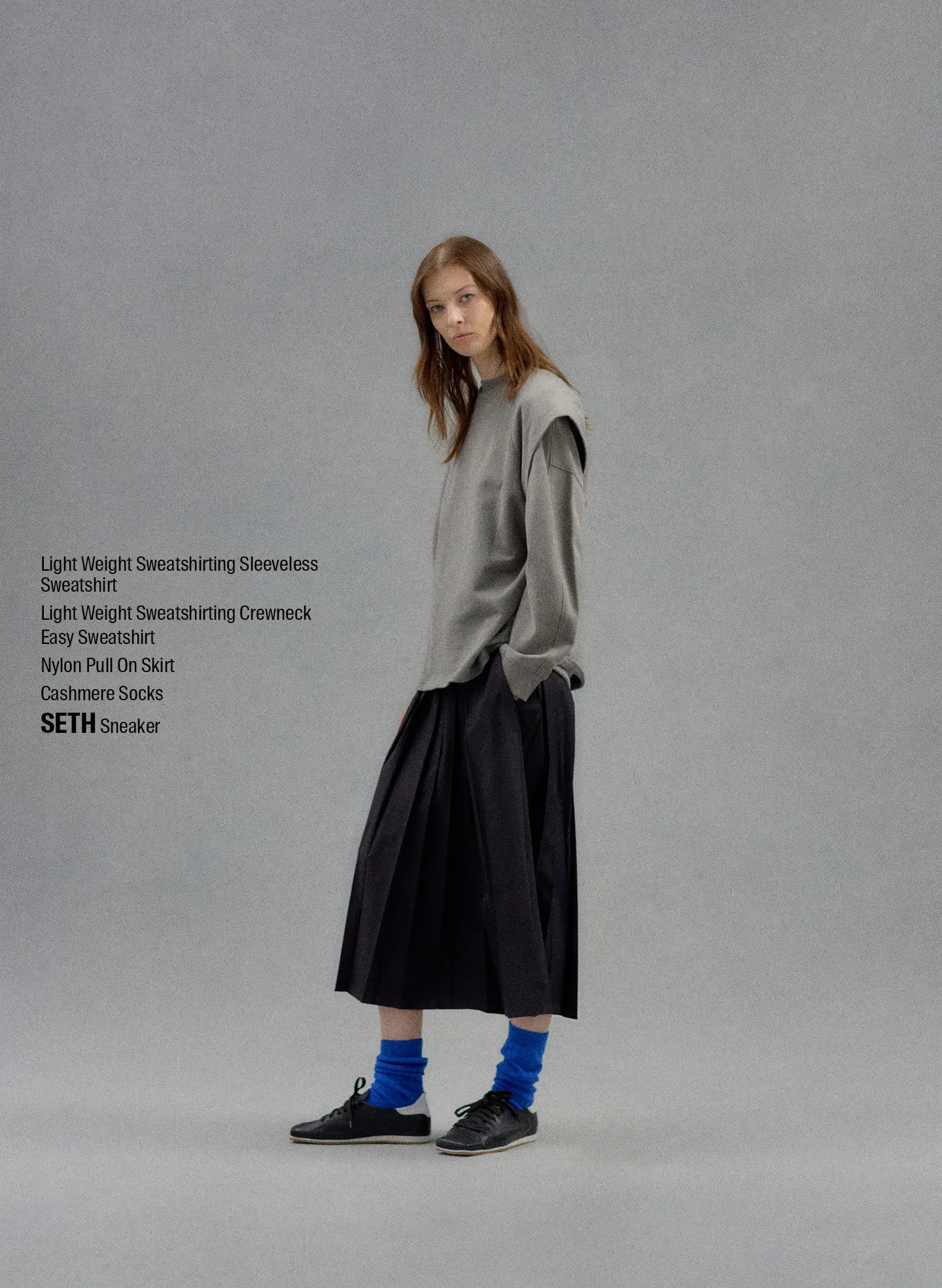 Light Weight Sweatshirting Sleeveless Easy Top sold by Tibi product image thumbnail 2