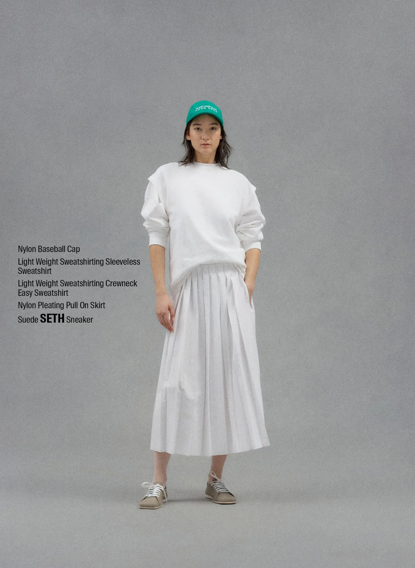 Light Weight Sweatshirting Sleeveless Easy Top sold by Tibi product image thumbnail 2