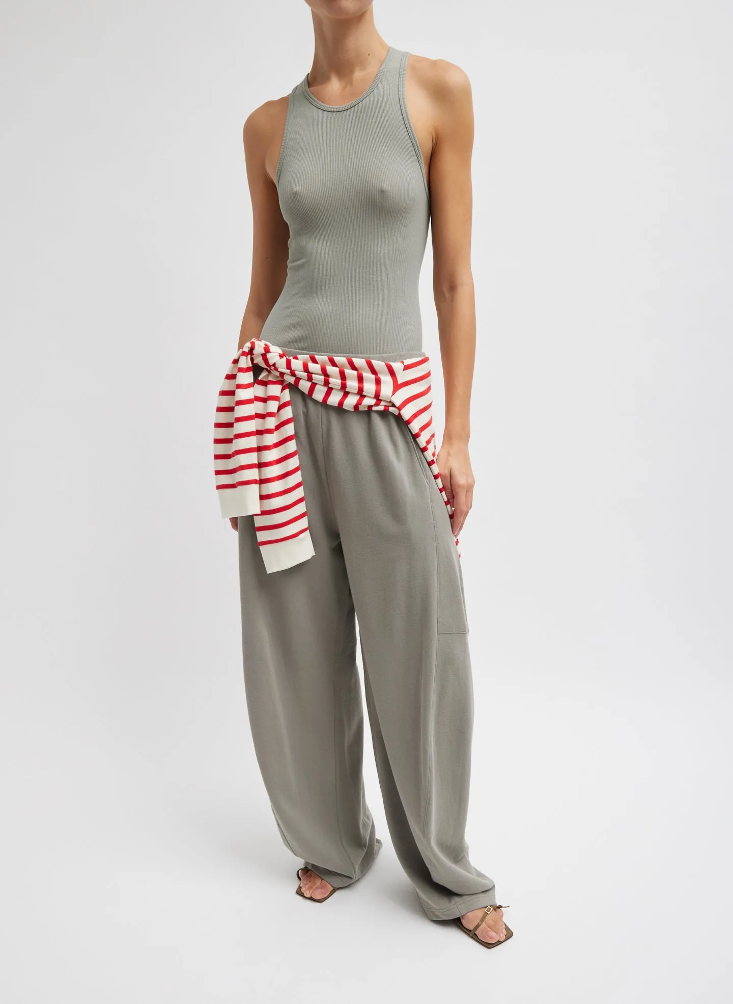 Light Weight Sweatshirting Winslow Pant sold by Tibi product image thumbnail 5