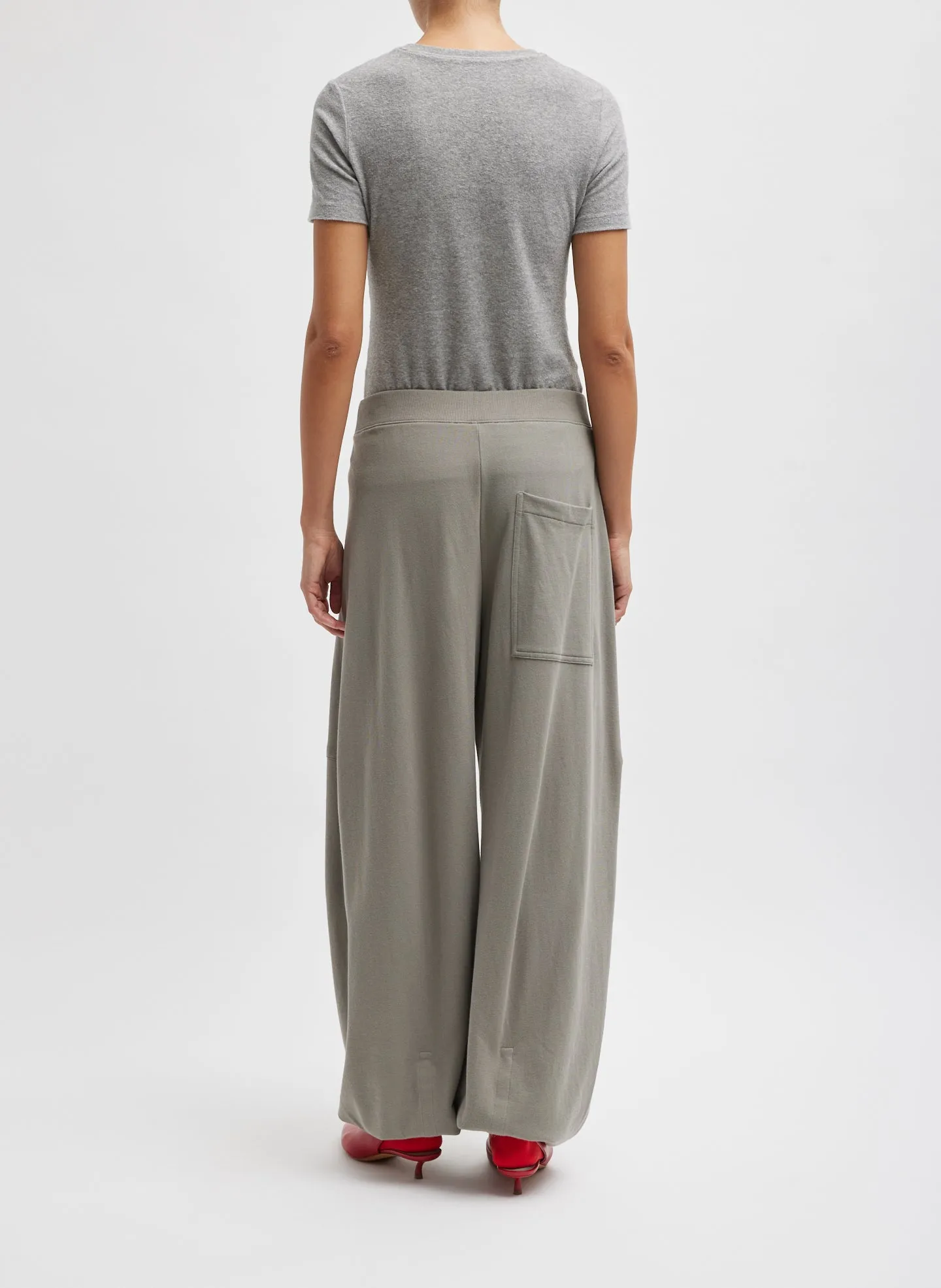 Light Weight Sweatshirting Winslow Pant sold by Tibi product image thumbnail 4